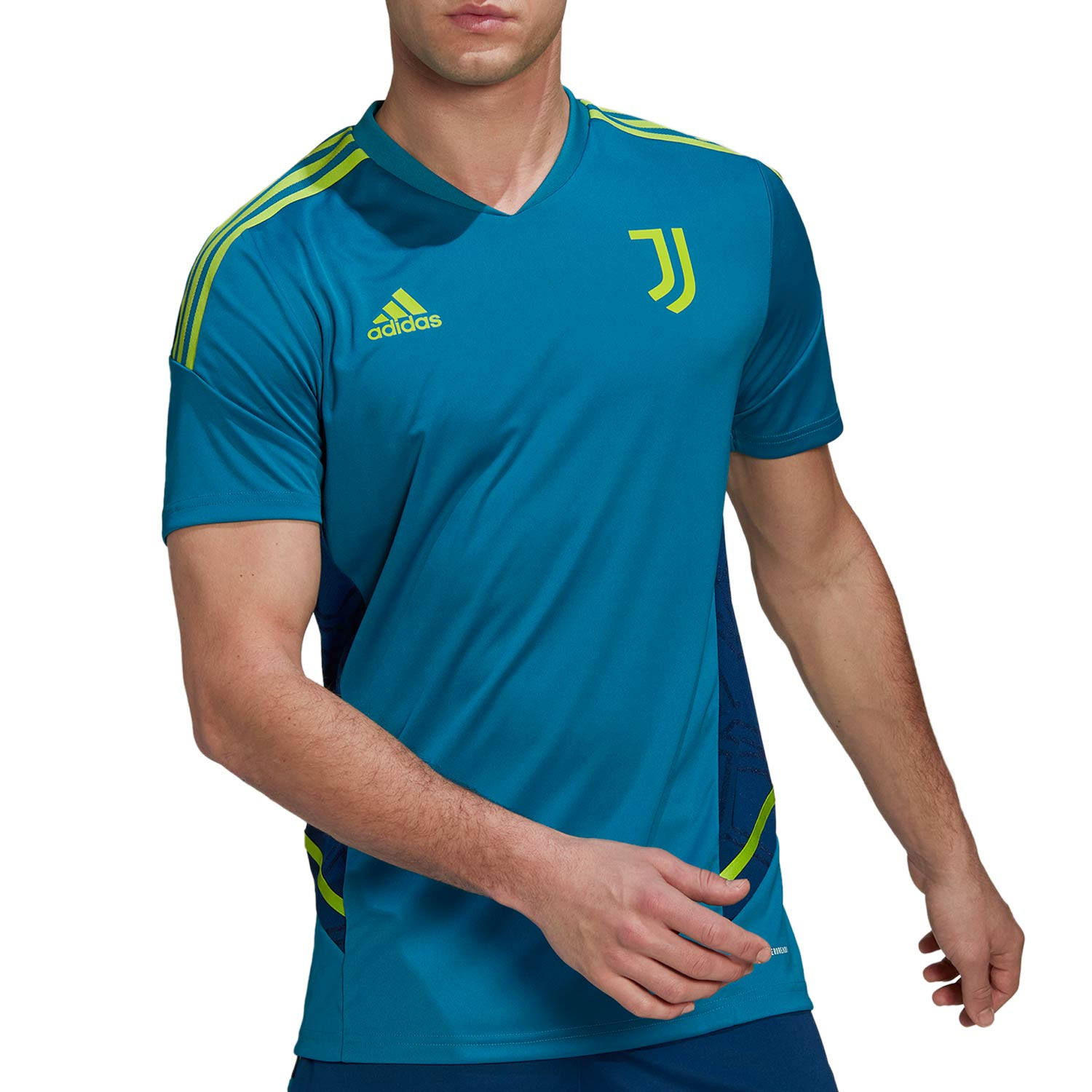 Realizable Oblongo hacer los deberes Camiseta adidas Juventus entrenamiento verde azulada | futbolmania