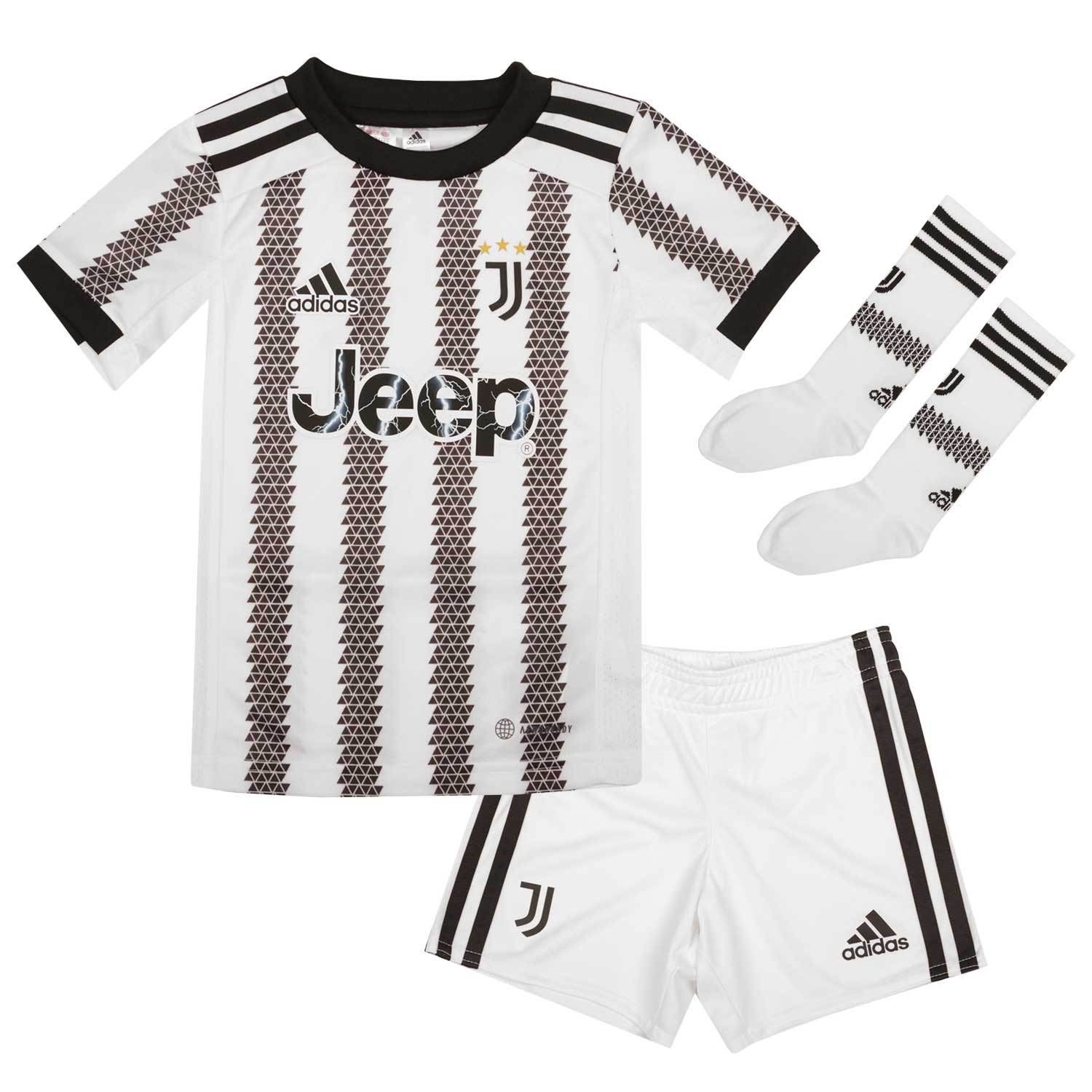 Equipación adidas Juventus niño pequeño 2022 2023