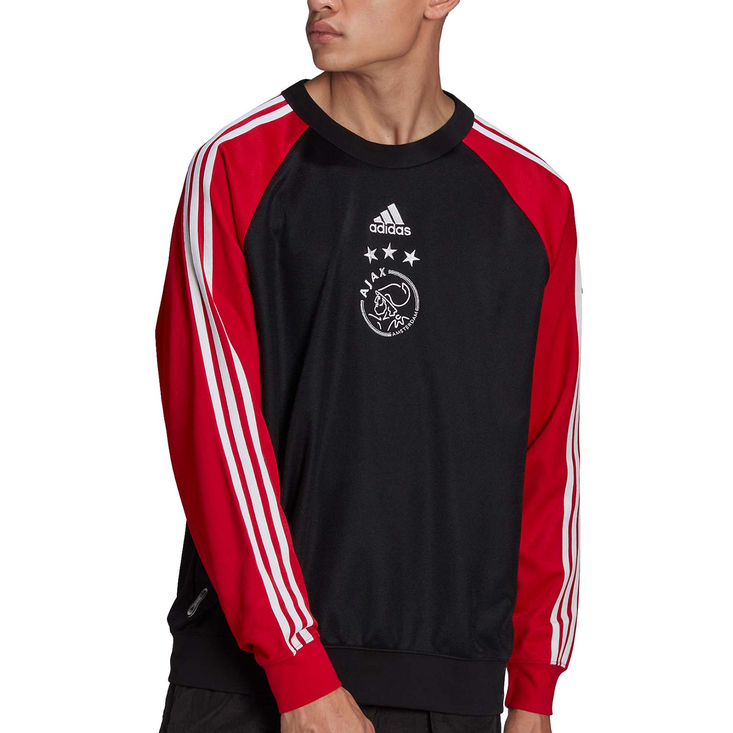 Ajax De Fútbol Adidas Teamgeist Tejido Pantalones-Negro-Para Hombre 