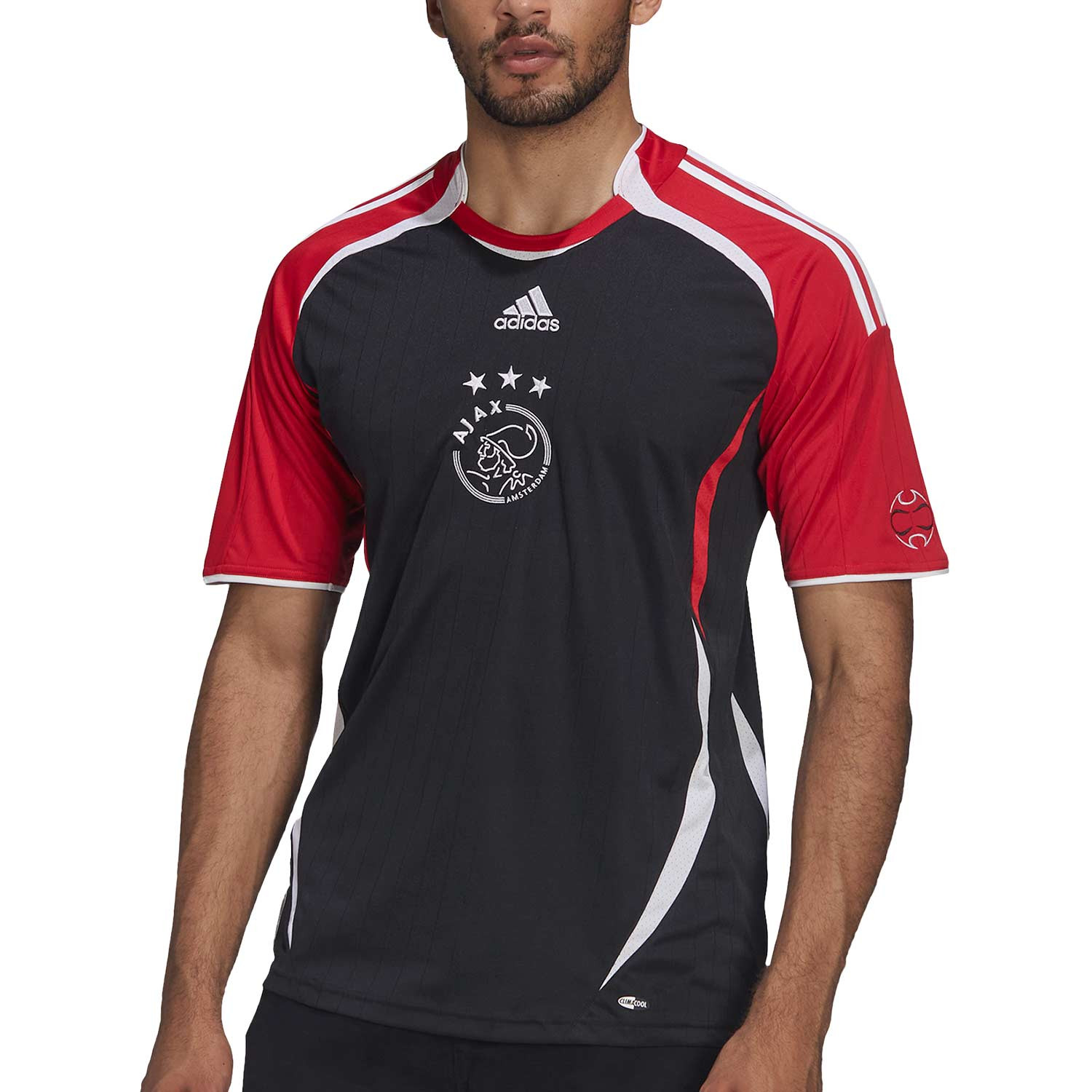 Mendicidad condado ligero Camiseta adidas Ajax TeamGeist negra y roja | futbolmania