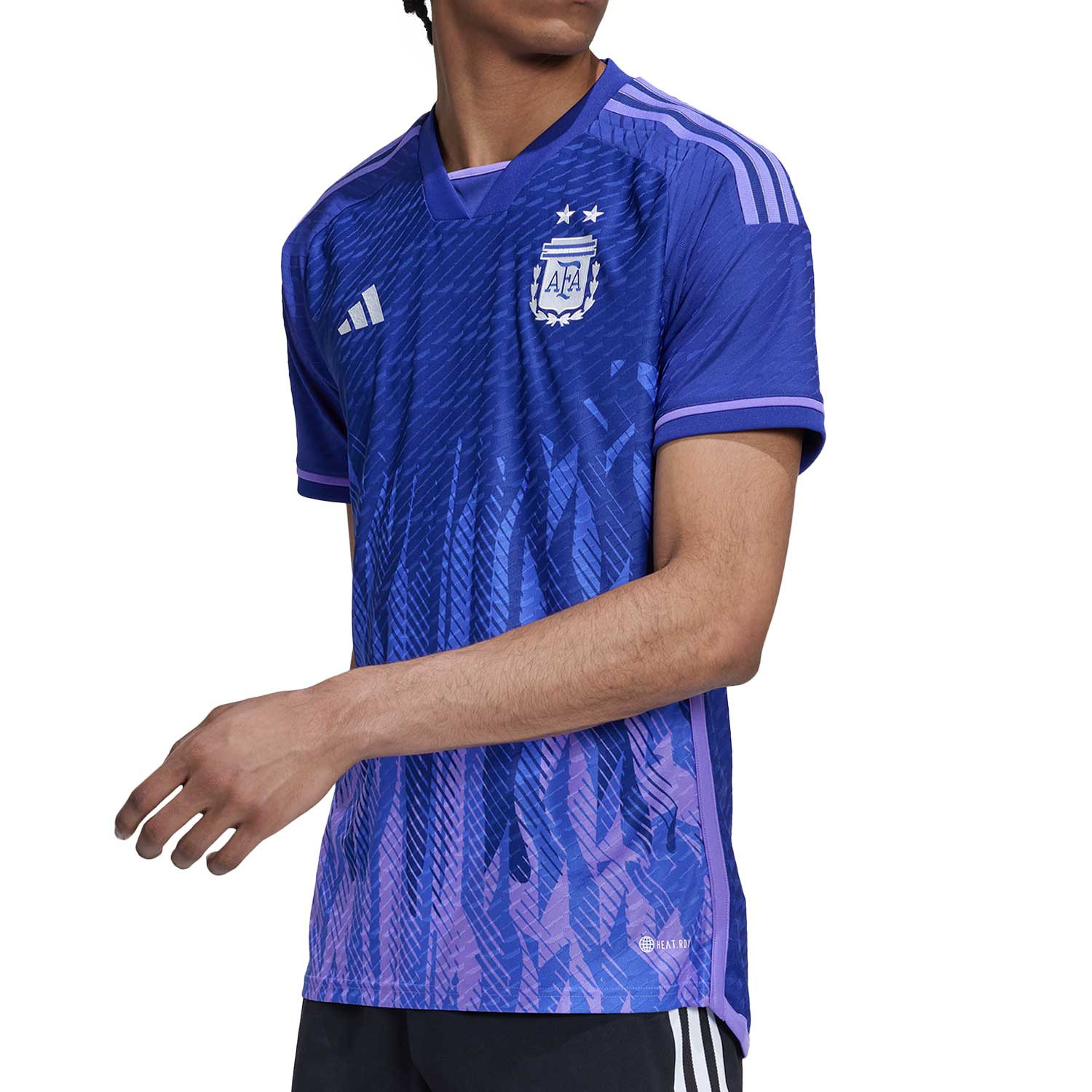Cubo lluvia Correctamente Camiseta adidas 2a Argentina 2022 2023 authentic morada | futbolmania