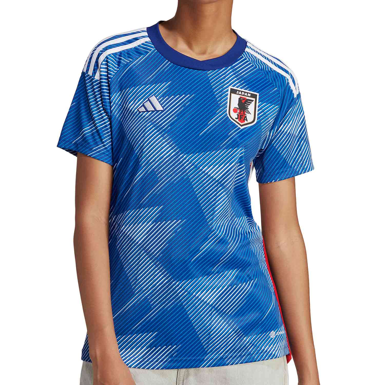 Camiseta adidas Japón mujer 2022 2023 azul