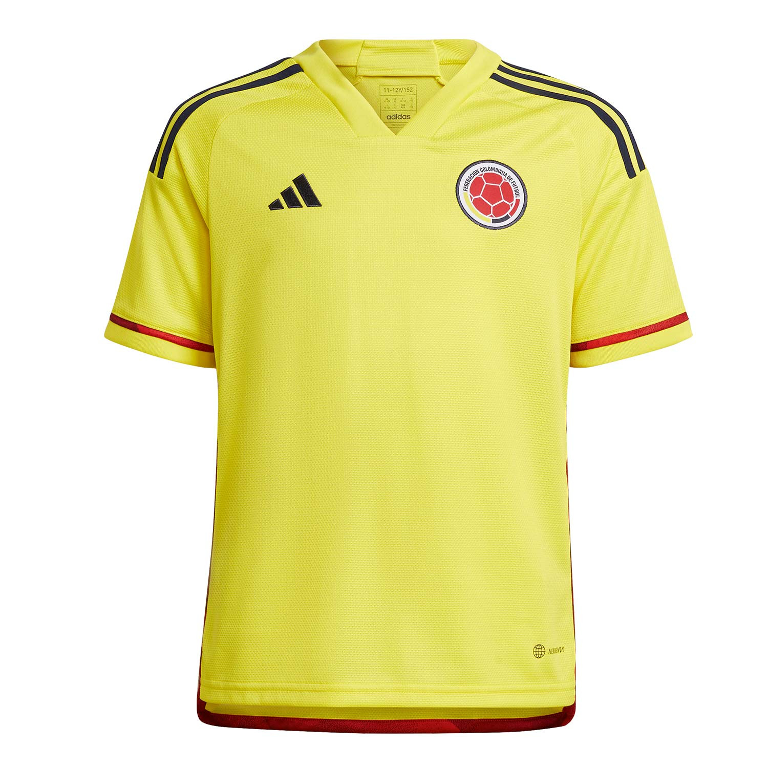 adidas Colombia niño 2022 2023 amarilla | futbolmaniaKids