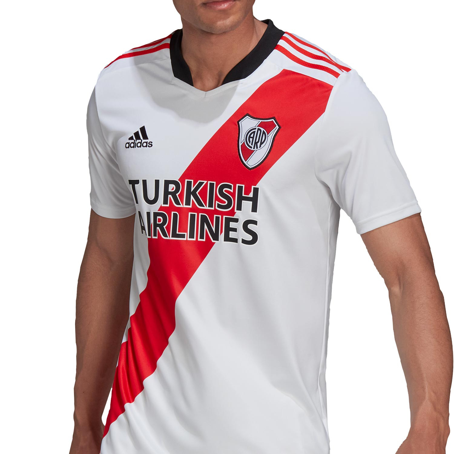 piano María Destrucción Camiseta adidas River Plate 2021 2022 blanca y roja | futbolmania