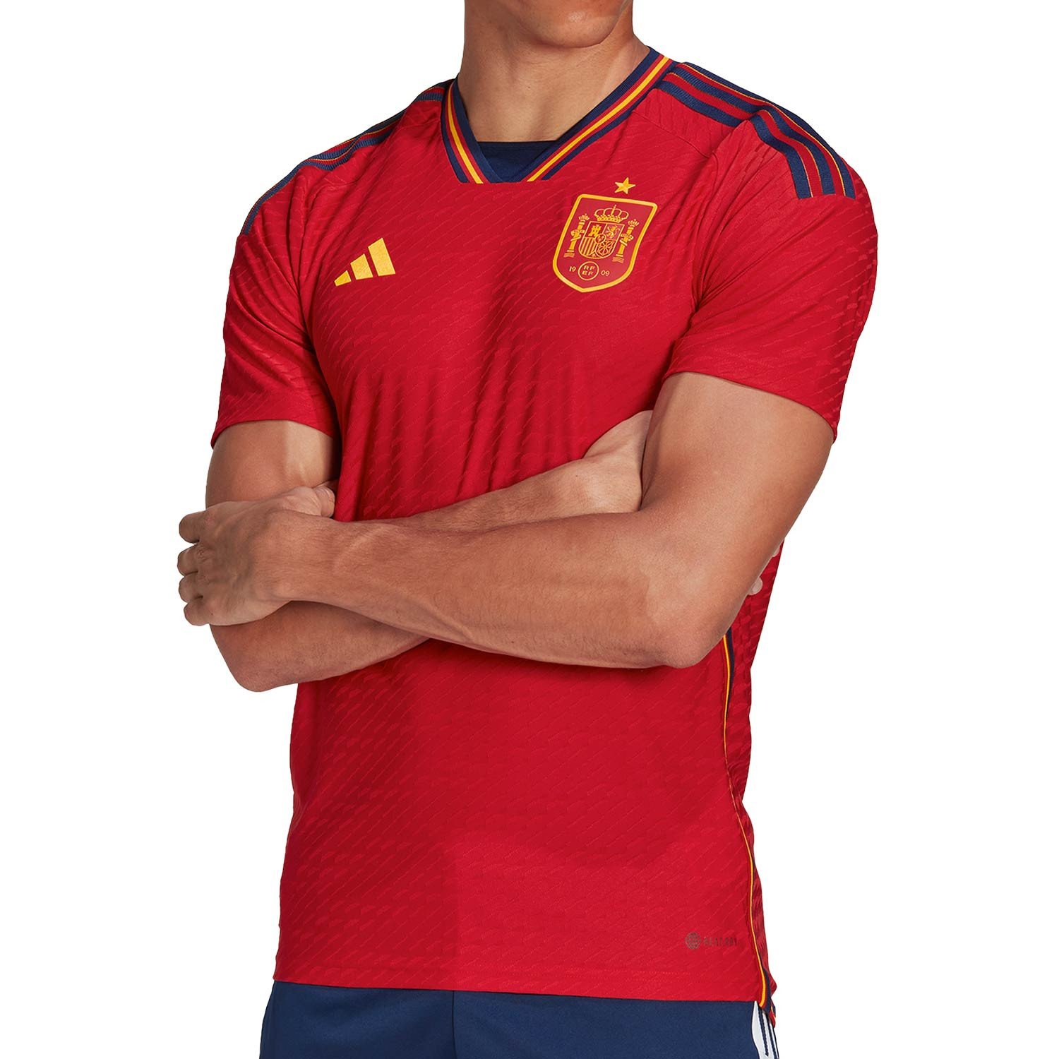 popurrí Risa Comercial Camiseta adidas España 2022 2023 authentic roja | futbolmania