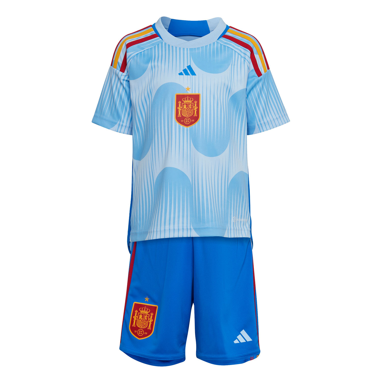 Camiseta adidas 2a España mujer 2022 2023 azul celeste