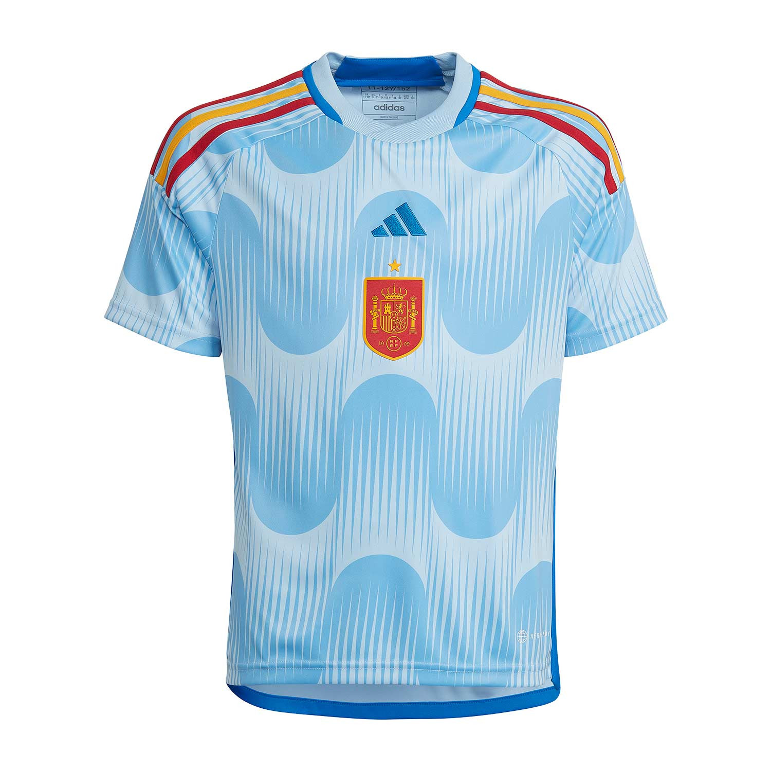 Camiseta adidas 2a España 2022 2023 azul celeste