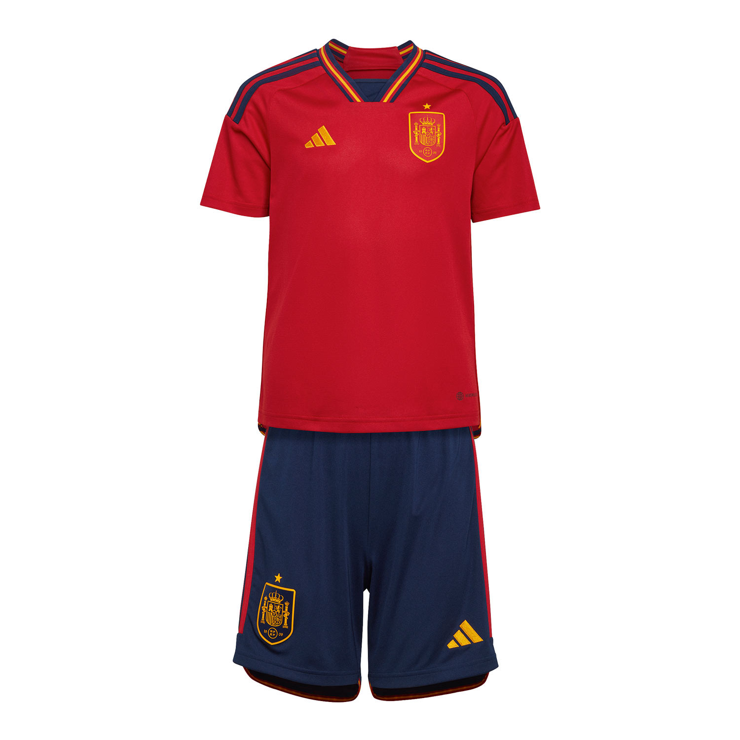 adidas Selección Española de Fútbol - Camiseta de fútbol para niño, 2014,  Color Rojo, Talla 9 años (134-140 cm) : : Moda