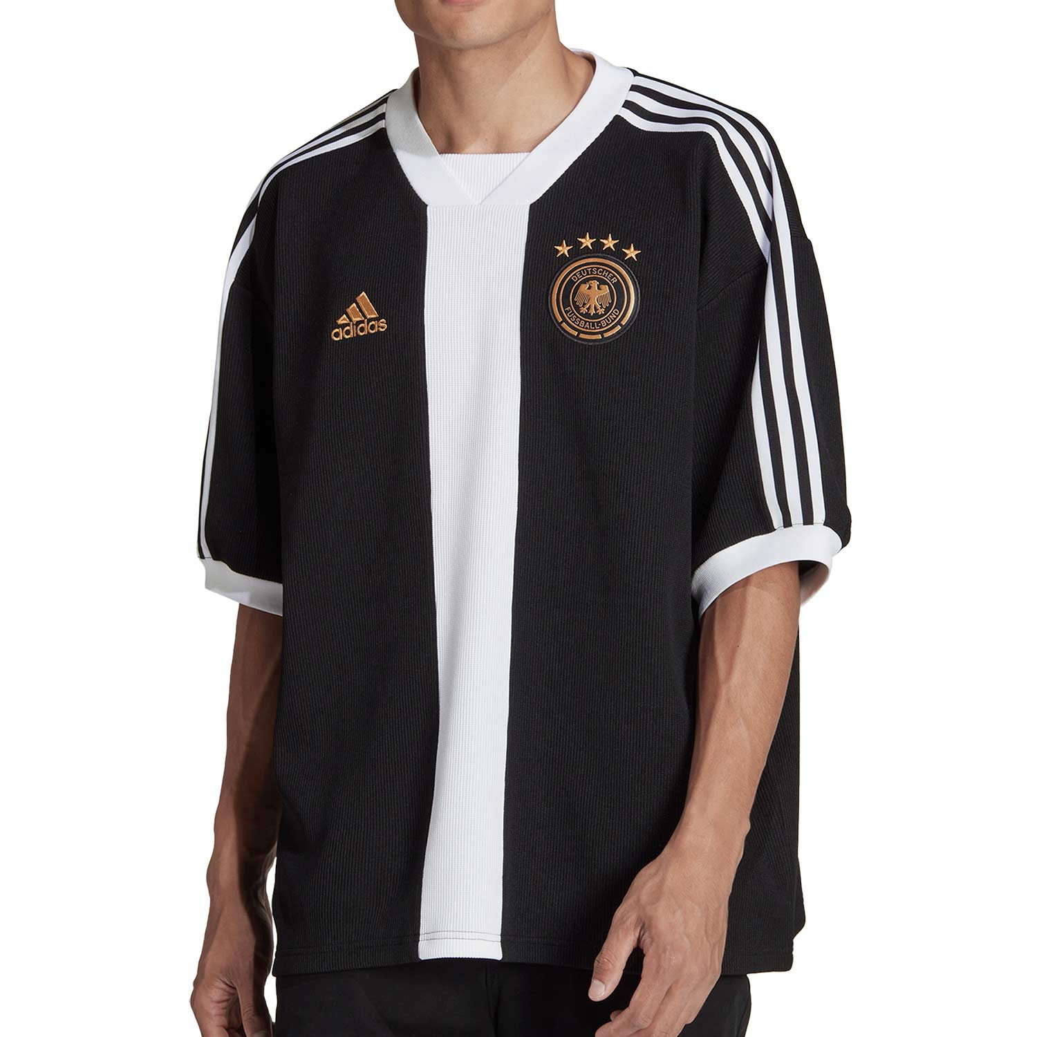 Centro de producción Alojamiento Posteridad Camiseta adidas Alemania Icon negra | futbolmania