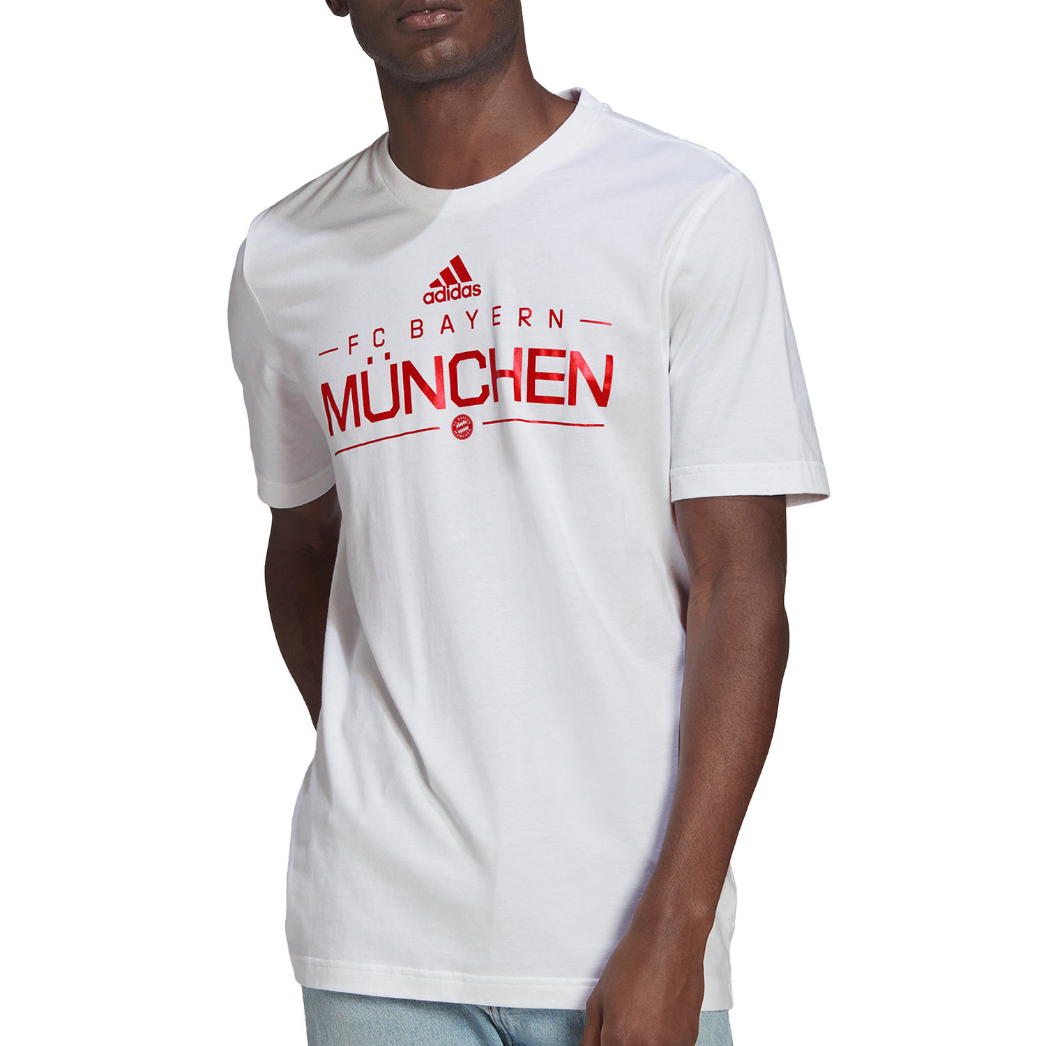 adidas Bayern Munich de algodón Graphic blanca | futbolmania