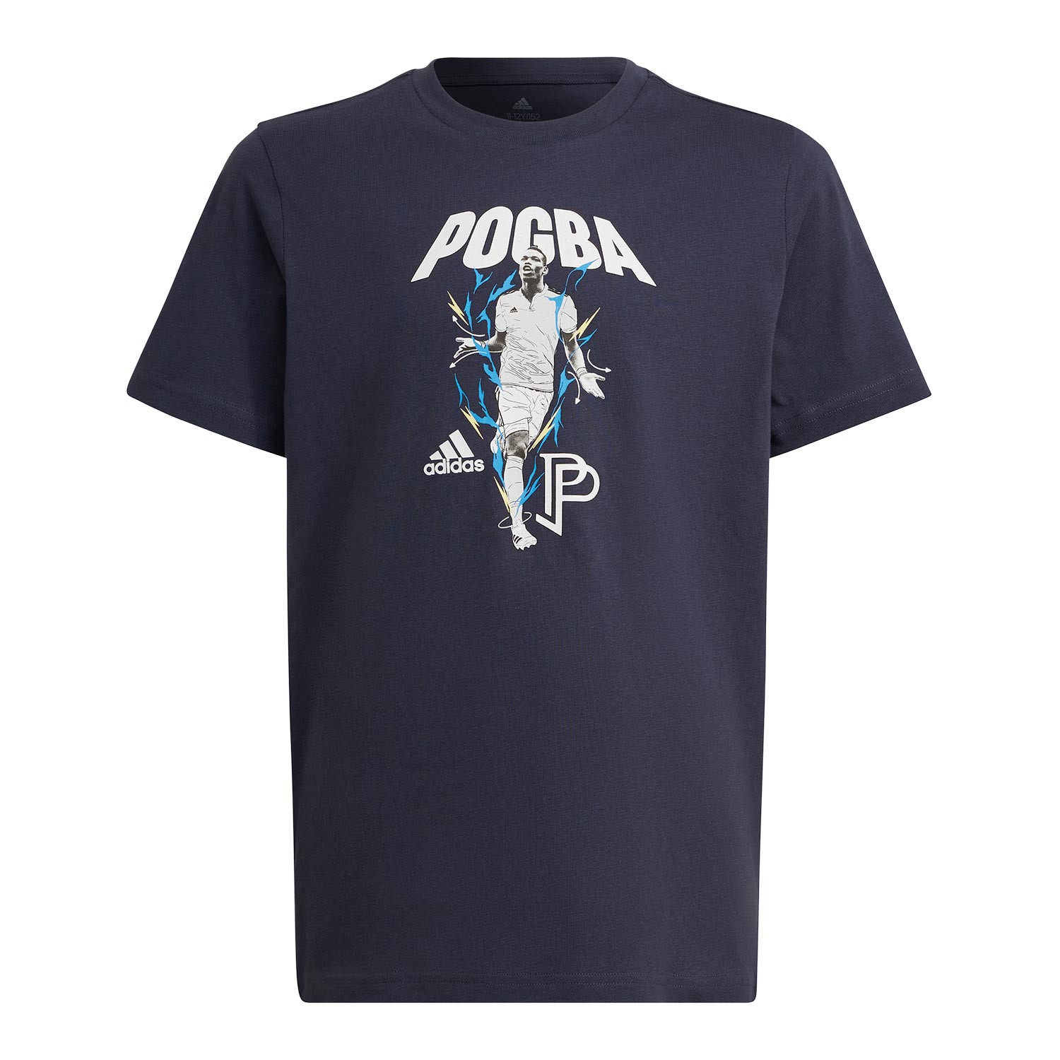 Camiseta adidas Pogba niño azul marino |
