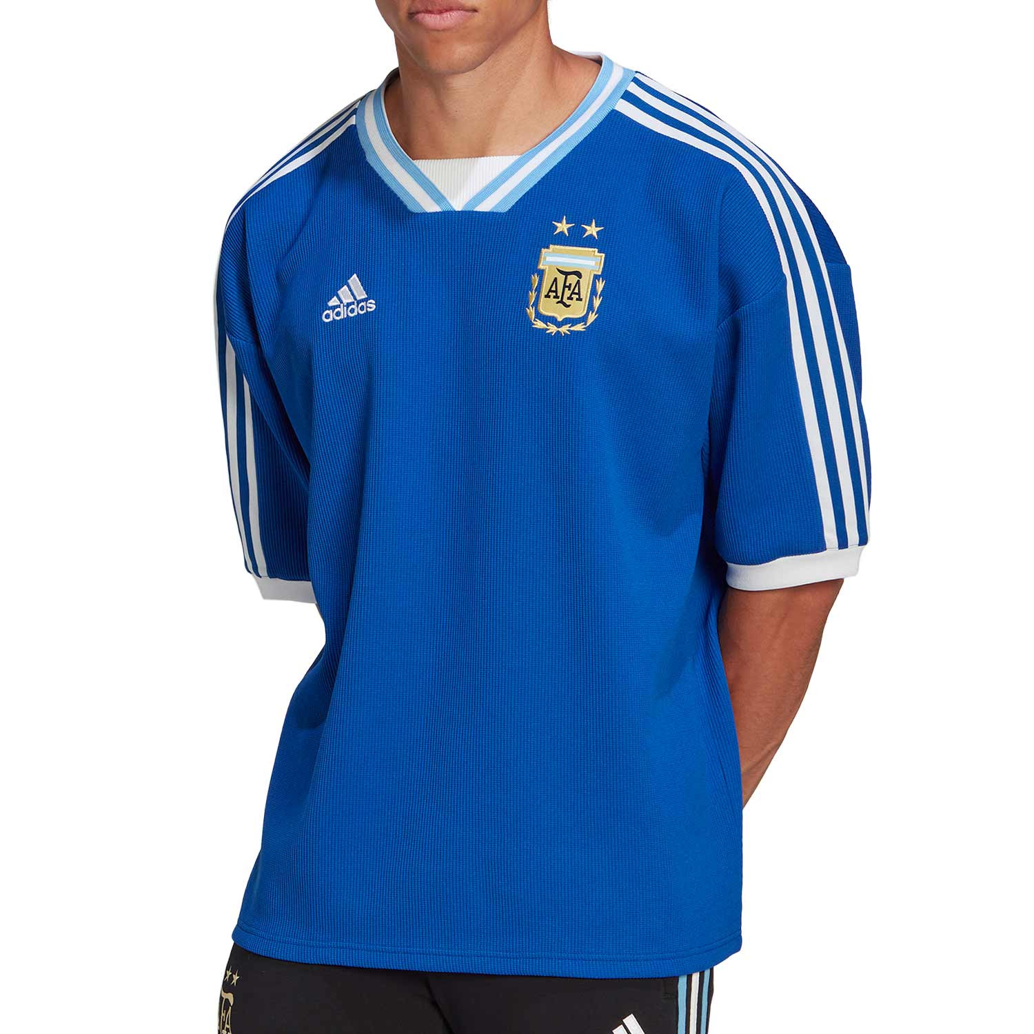 Unir Dar pasajero Camiseta adidas Argentina Icon azul | futbolmania