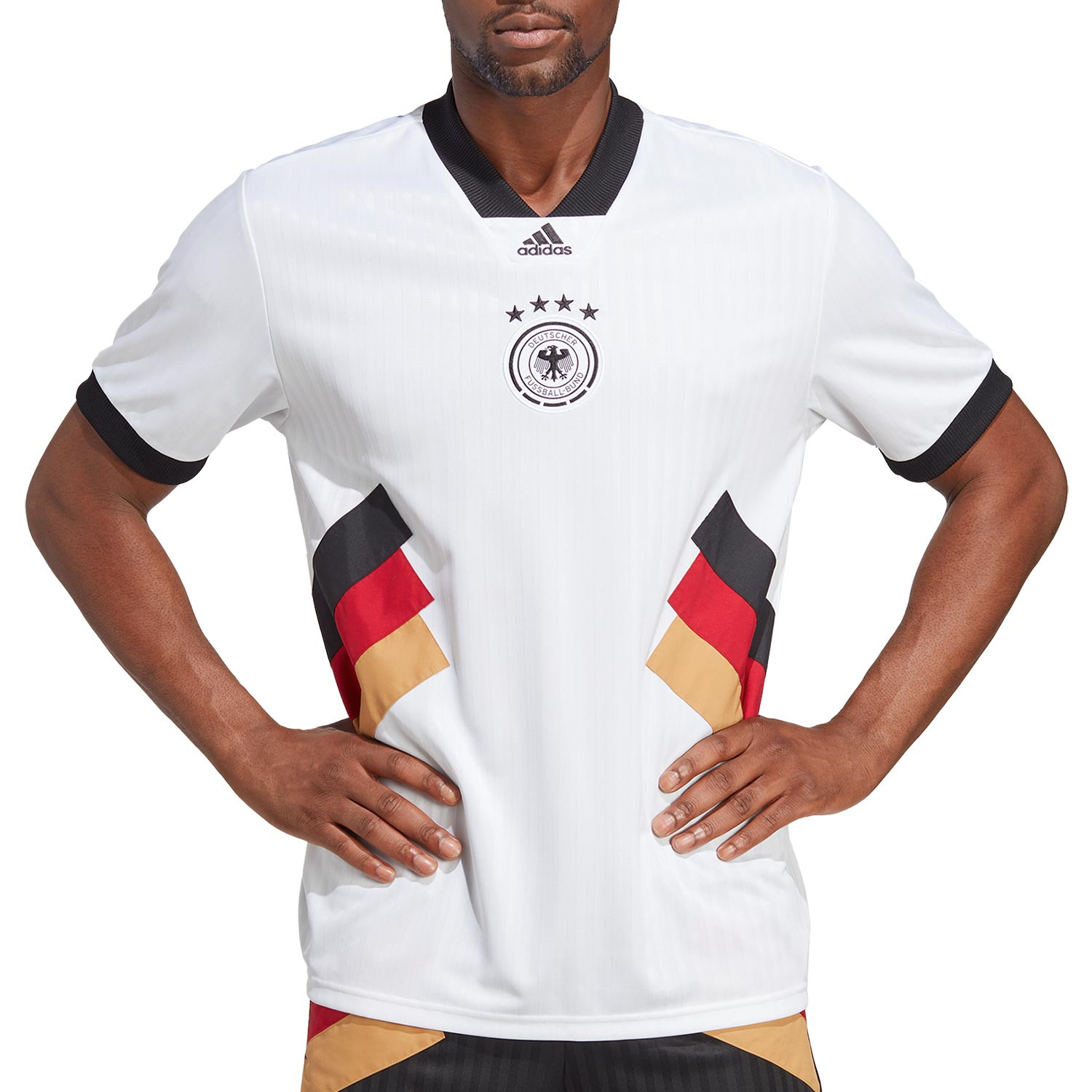 Camiseta primera equipación Alemania adidas de Tejido sintético de color Blanco Mujer Ropa de Camisetas y tops de Camisetas 