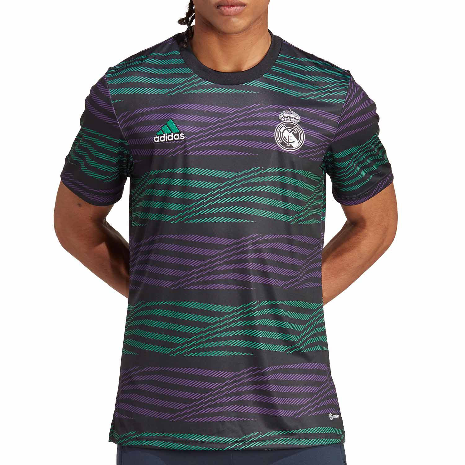 Camiseta adidas Real Madrid pre-match verde | futbolmania