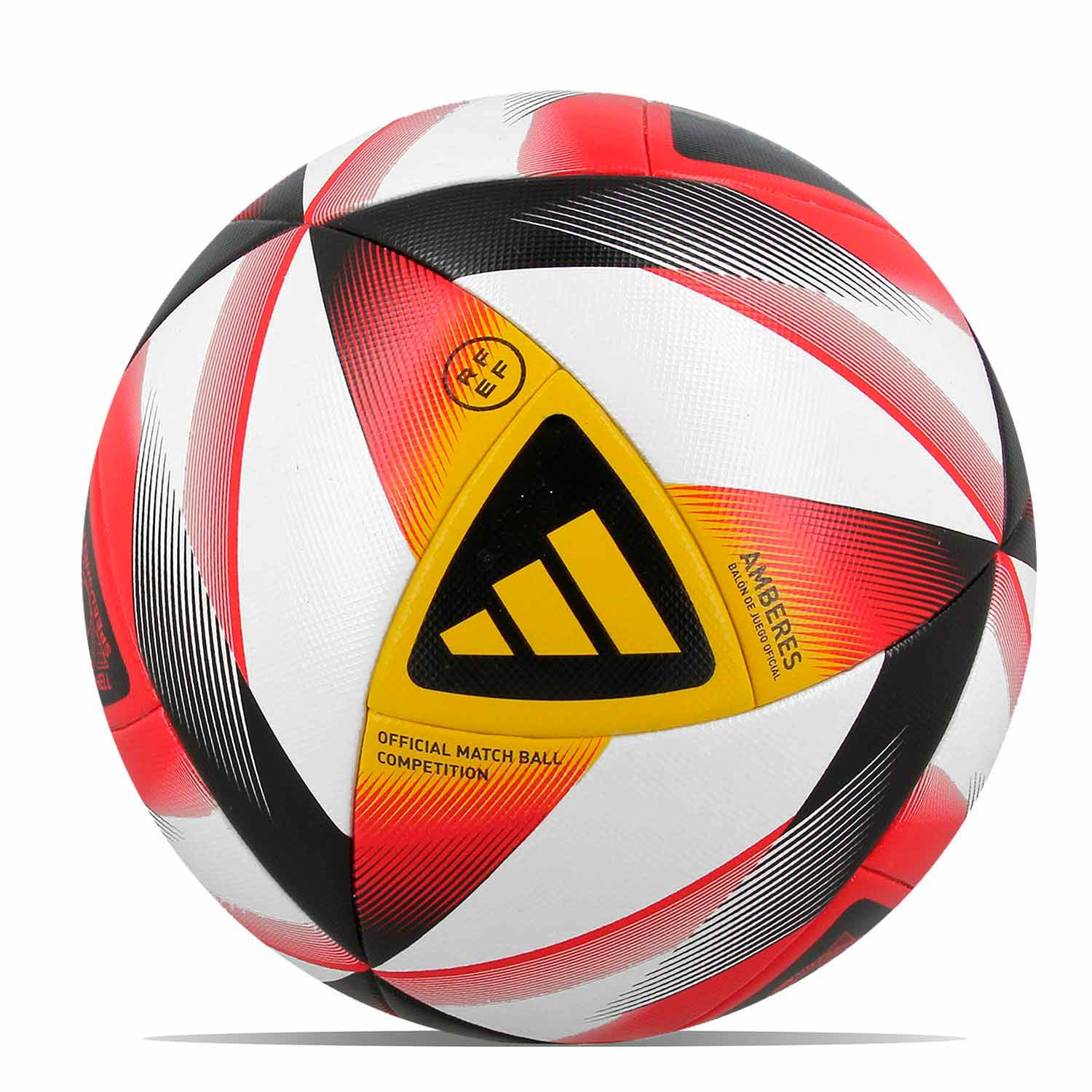 Armario Torbellino Centímetro Balón adidas RFEF Competition talla 5 blanco rojo | futbolmania