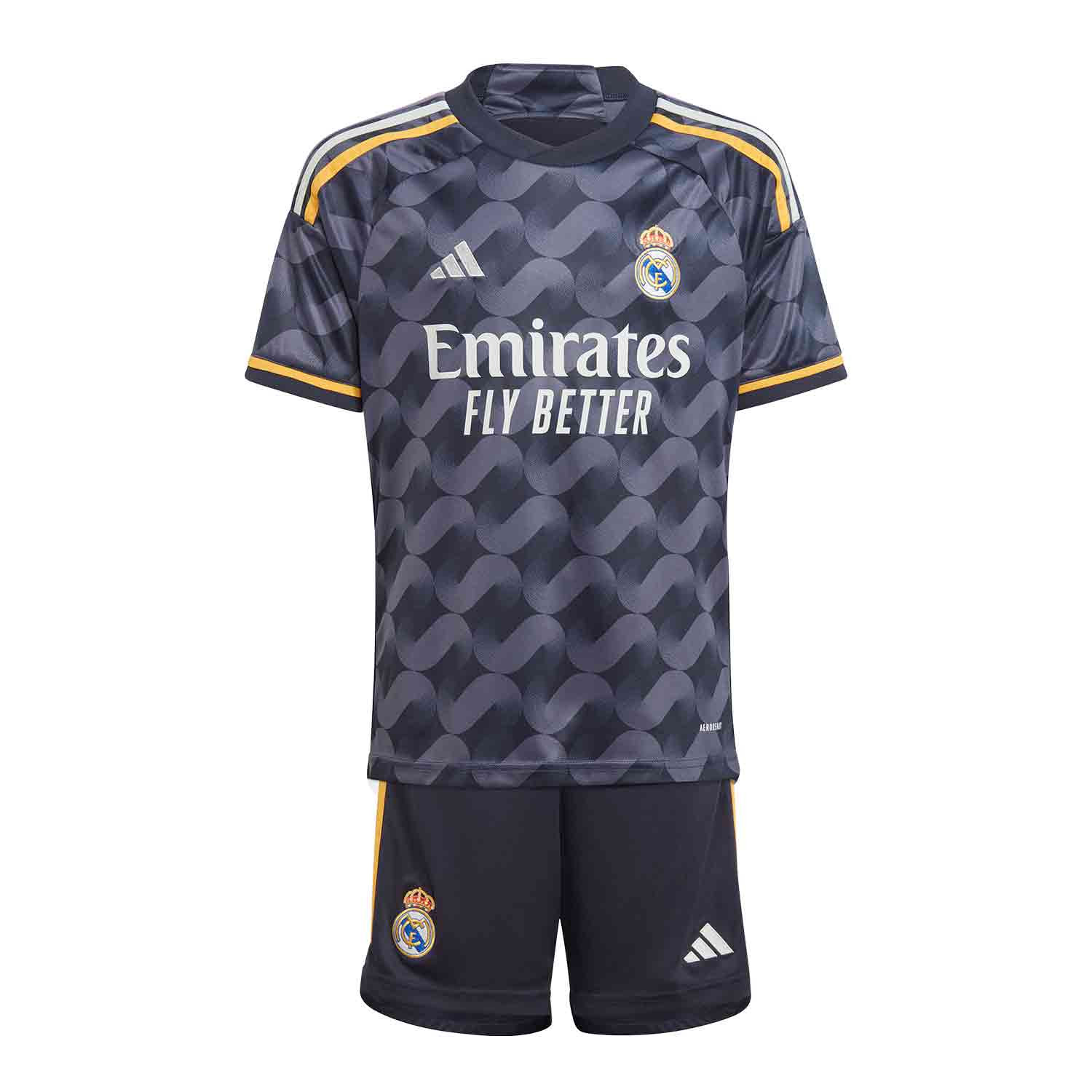 Camiseta Visitante Real Madrid 23/24 Para Niños - Azul adidas