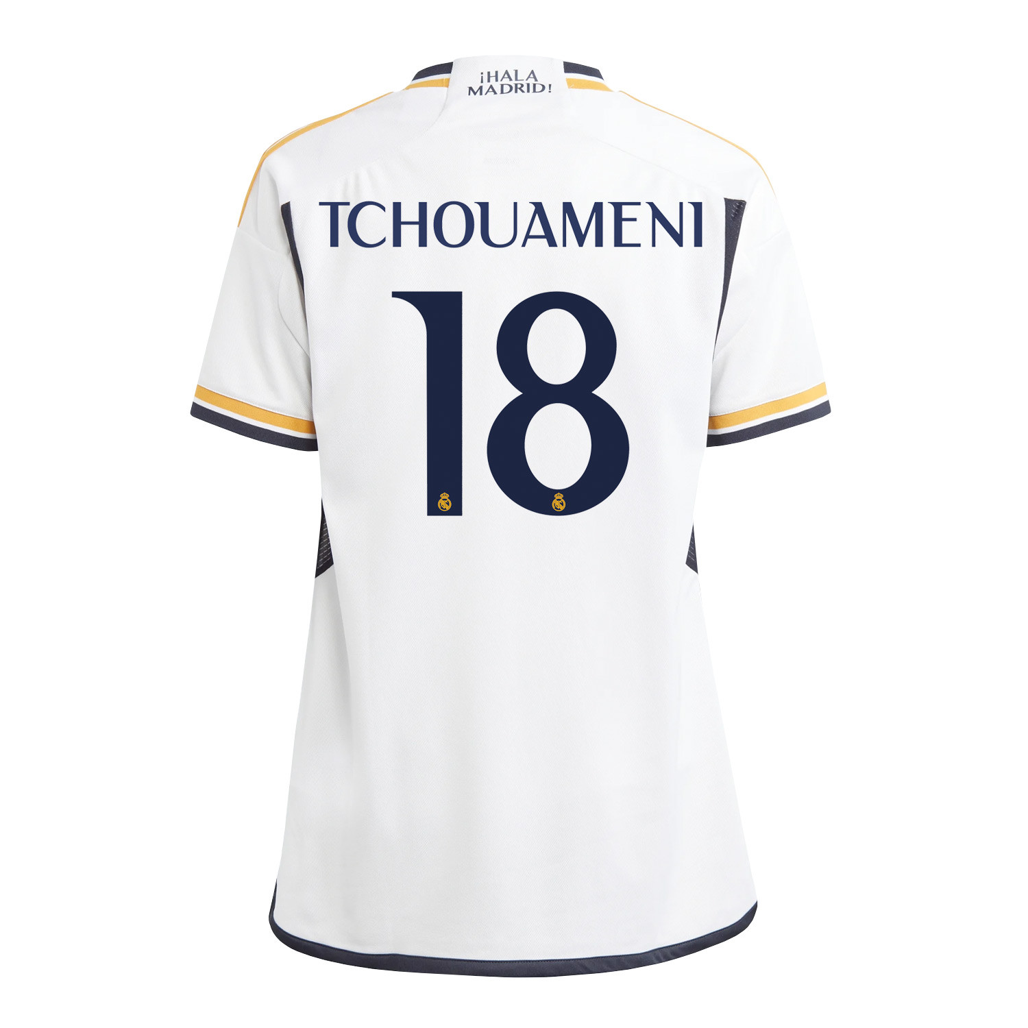 Camiseta adidas Real Madrid niño Tchouaméni 23-24