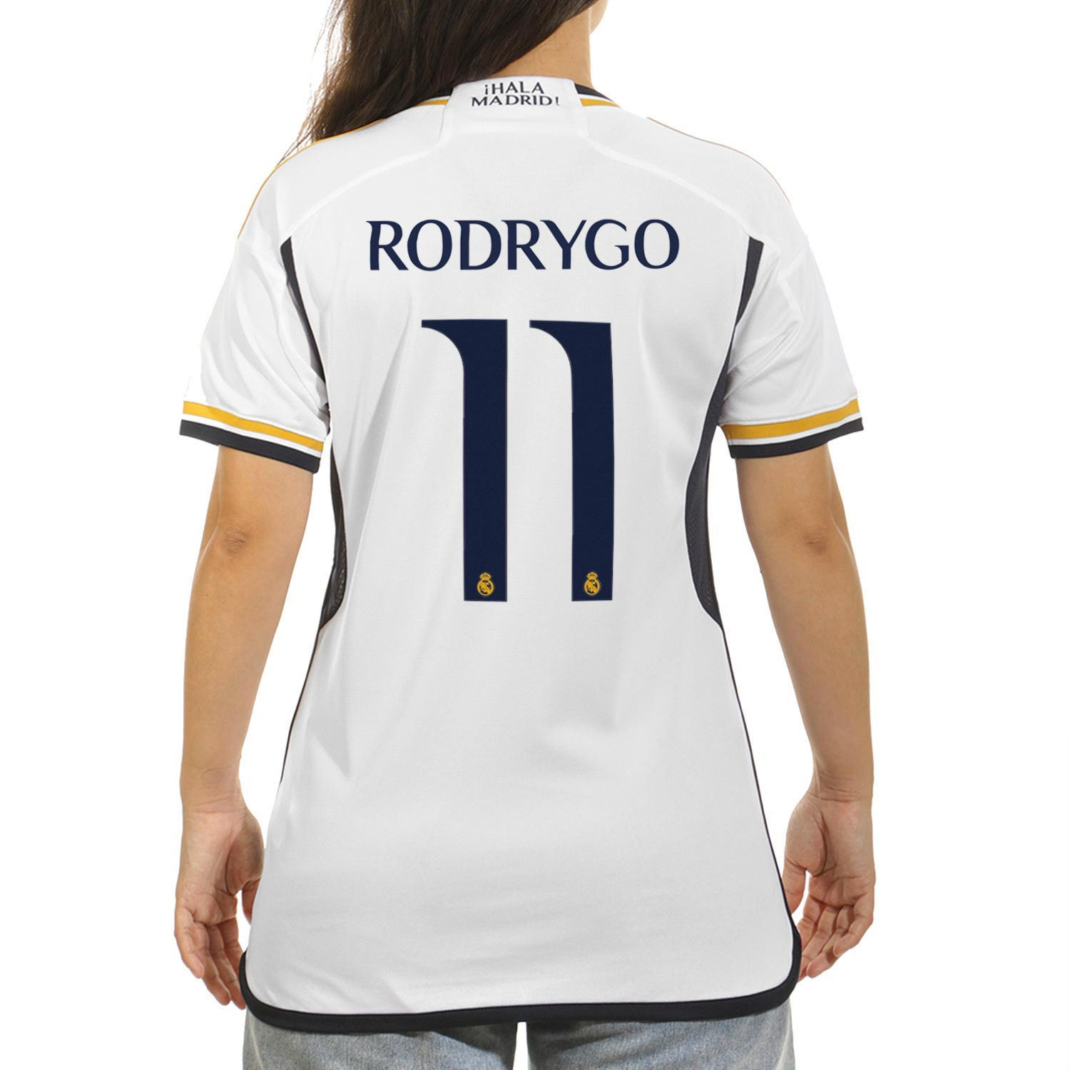 Camiseta adidas Real Madrid mujer 2023 2024 blanca