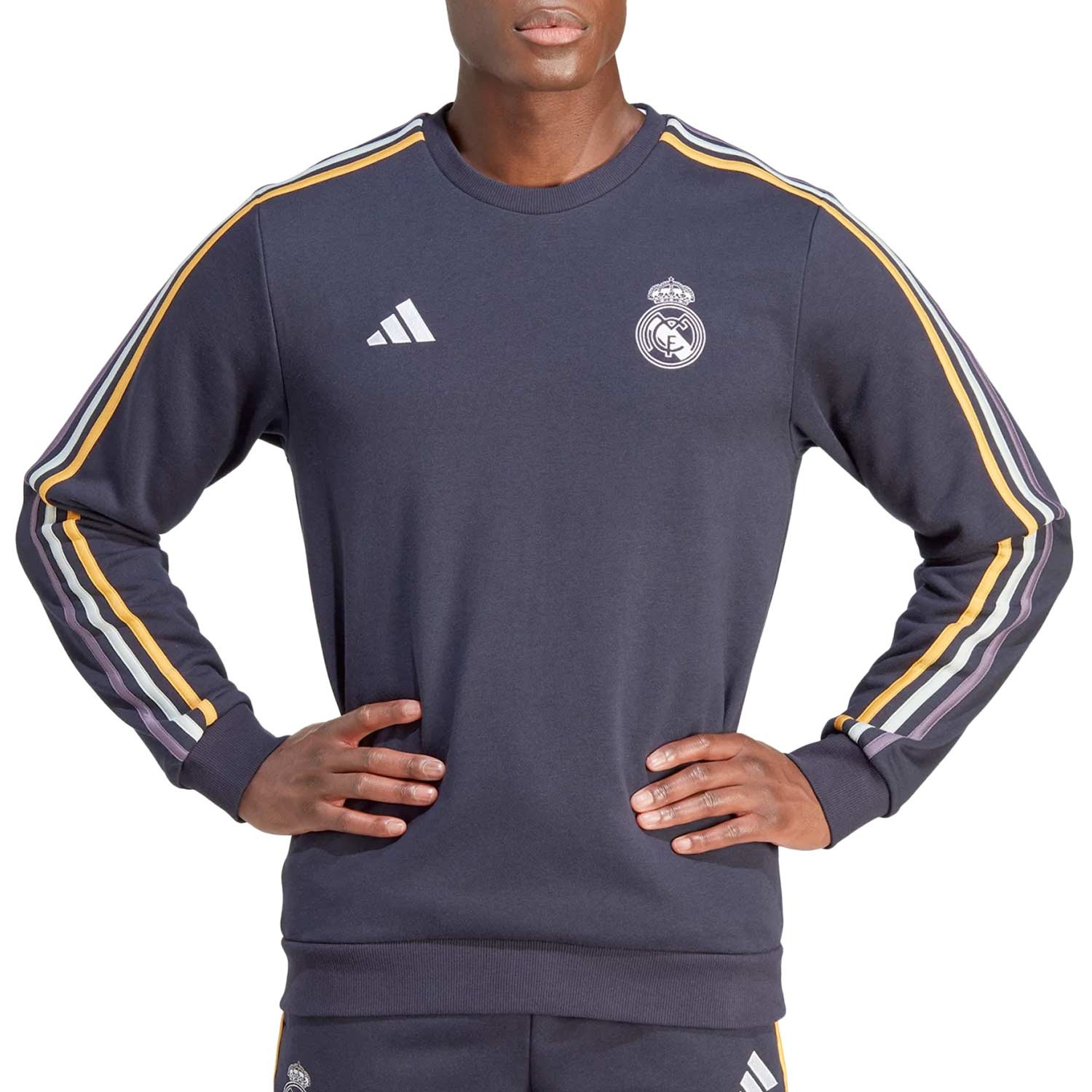 Sudadera sin Capucha Hombre Adidas Real Madrid CF Azul Fútbol