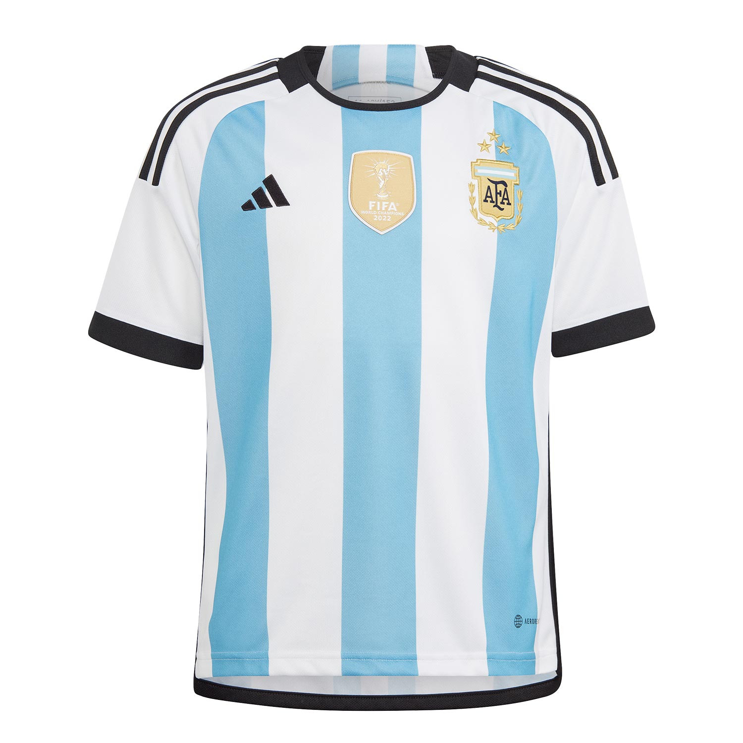 madre Familiarizarse Plano Camiseta adidas Argentina niño 3 estrellas albiceleste|futbolmaniaKids