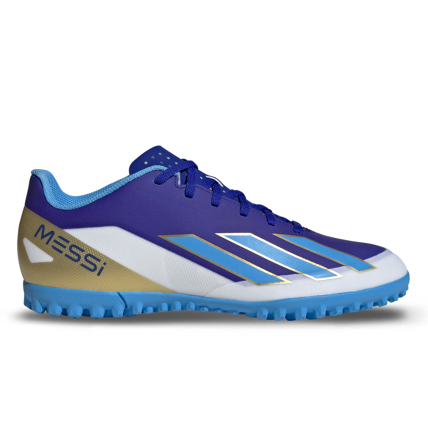 Zapatillas multitaco adidas X Crazyfast Messi Club TF azules