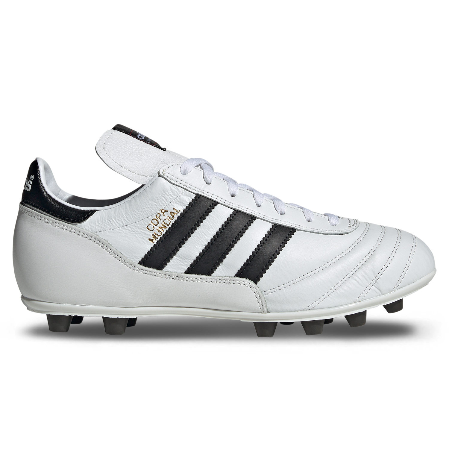Botas futbol piel canguro adidas Copa Mundial FG blancas
