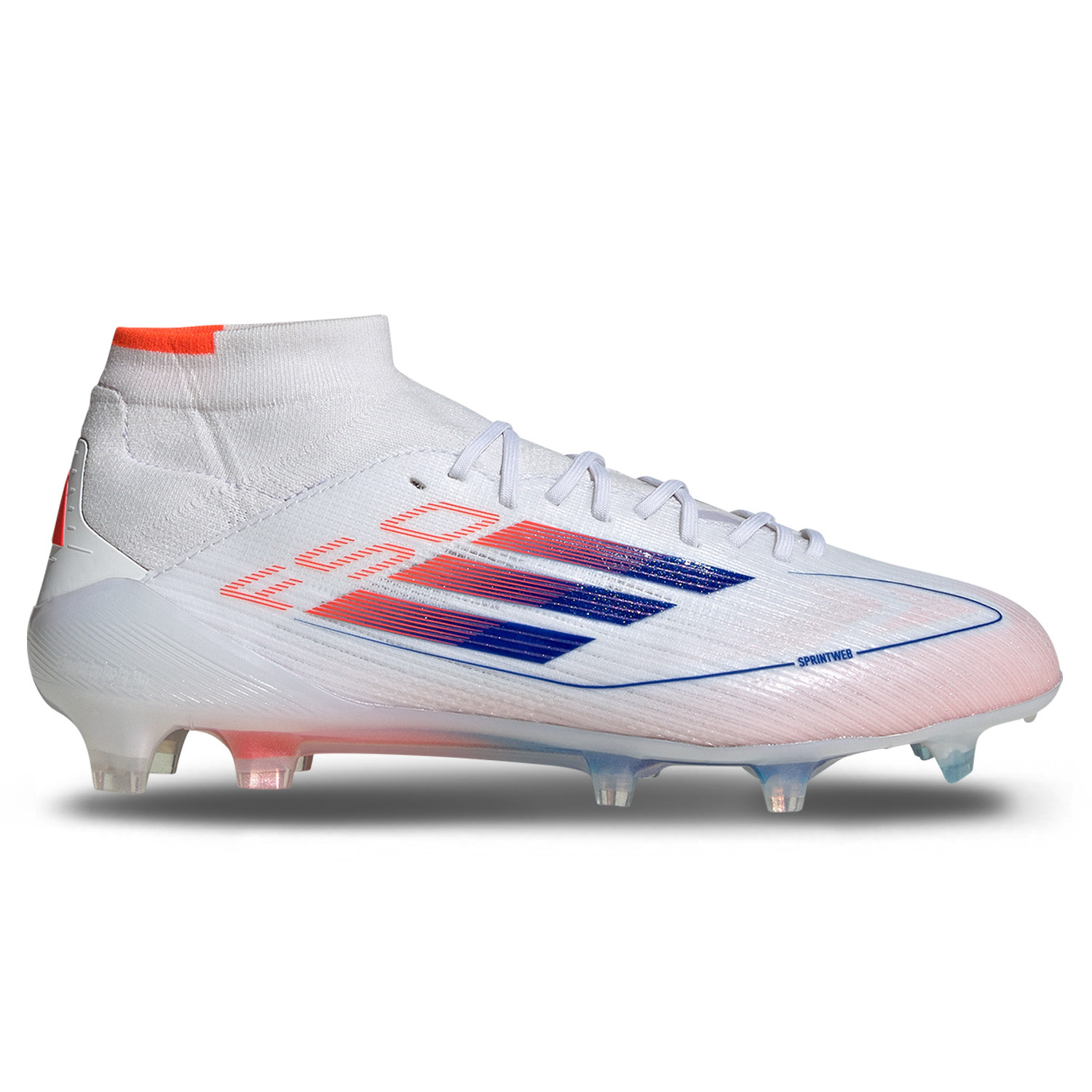 Botas de futbol adidas F50 Elite Mid FG W blancas