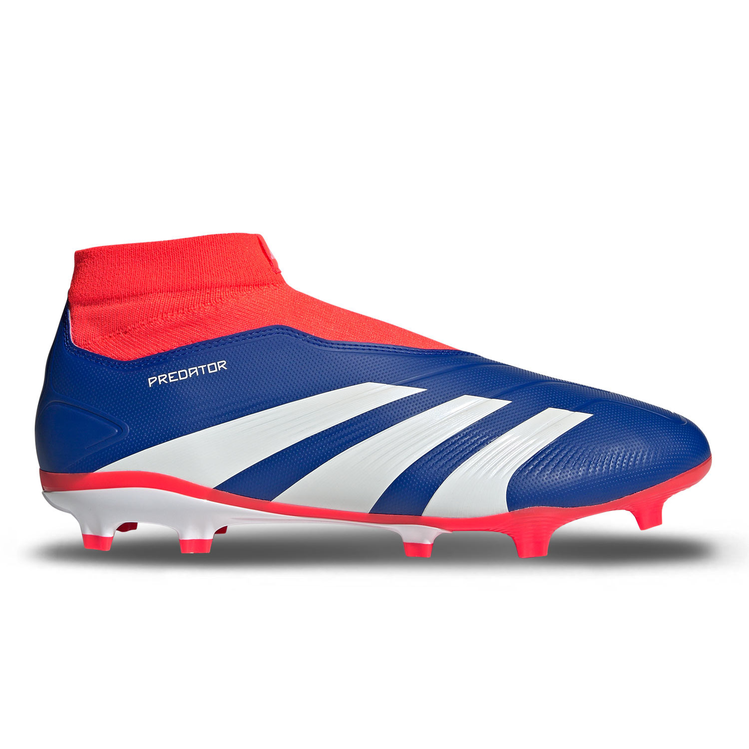 Botas de futbol tobillera adidas Predator League LL FG azules