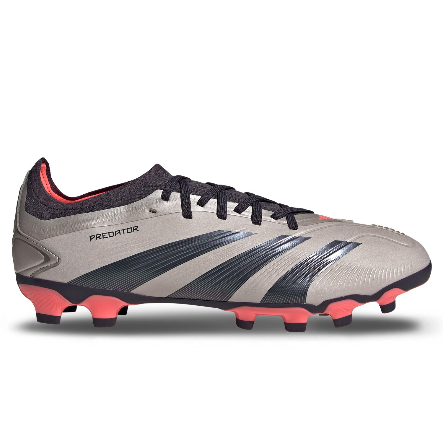 Botas futbol adidas Predator Pro MG plateadas