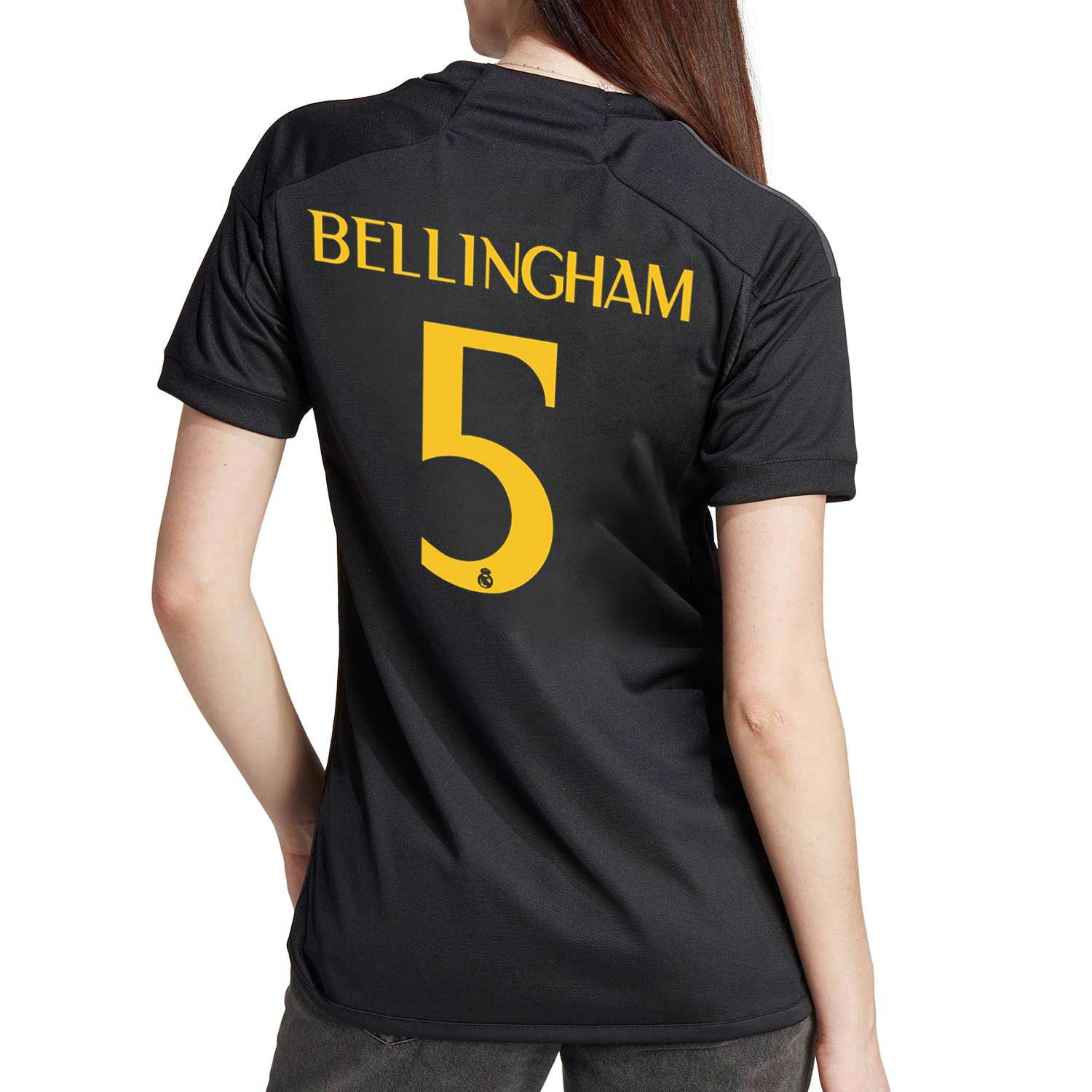 Camiseta Real Madrid Primera 2023 2024 Mujer Bellingham