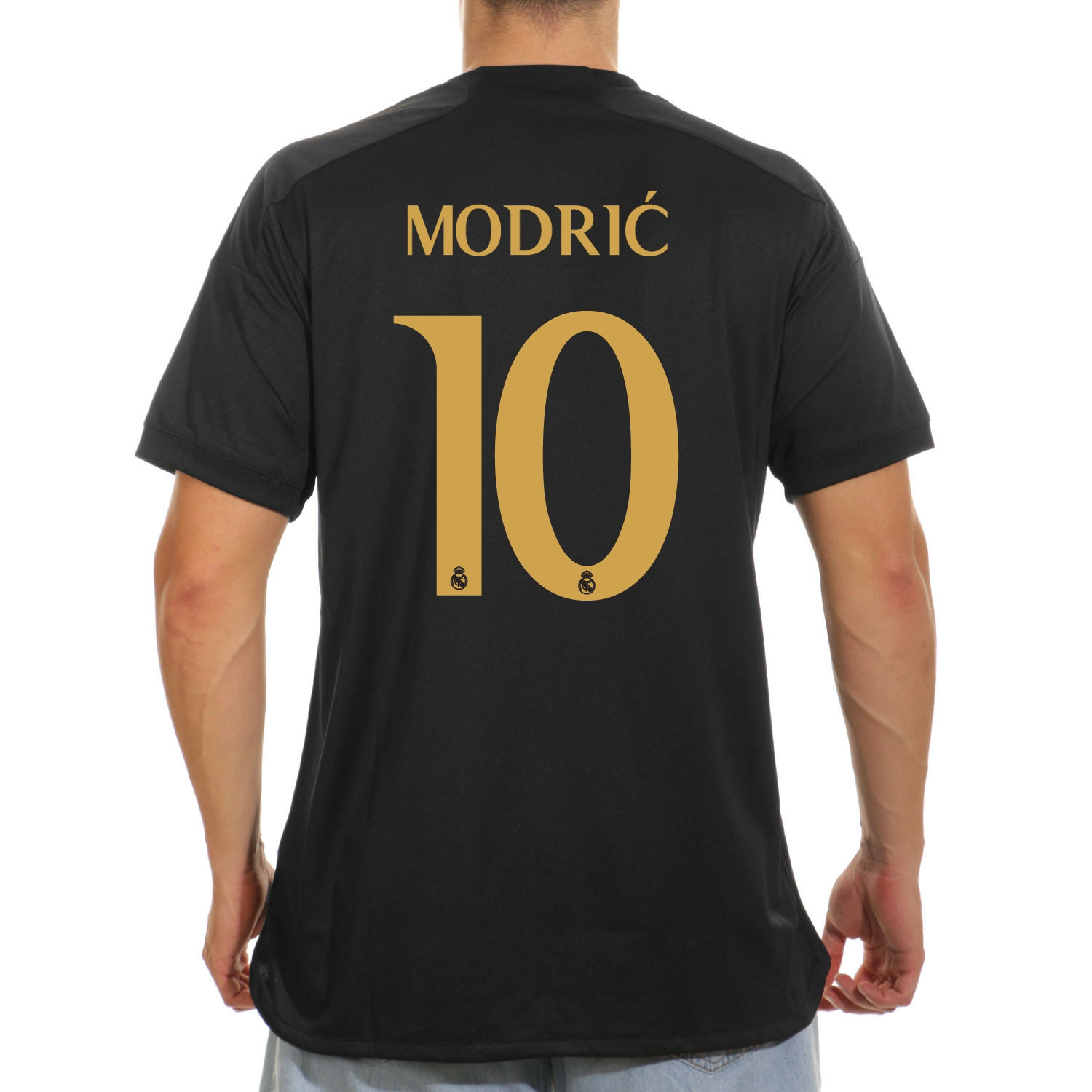 Camiseta adidas 3a Real Madrid Modric niño 2023 2024 negra