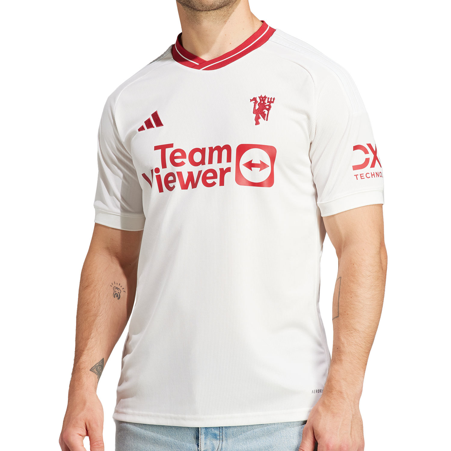Camiseta adidas 3a United 2023 2024 blanca