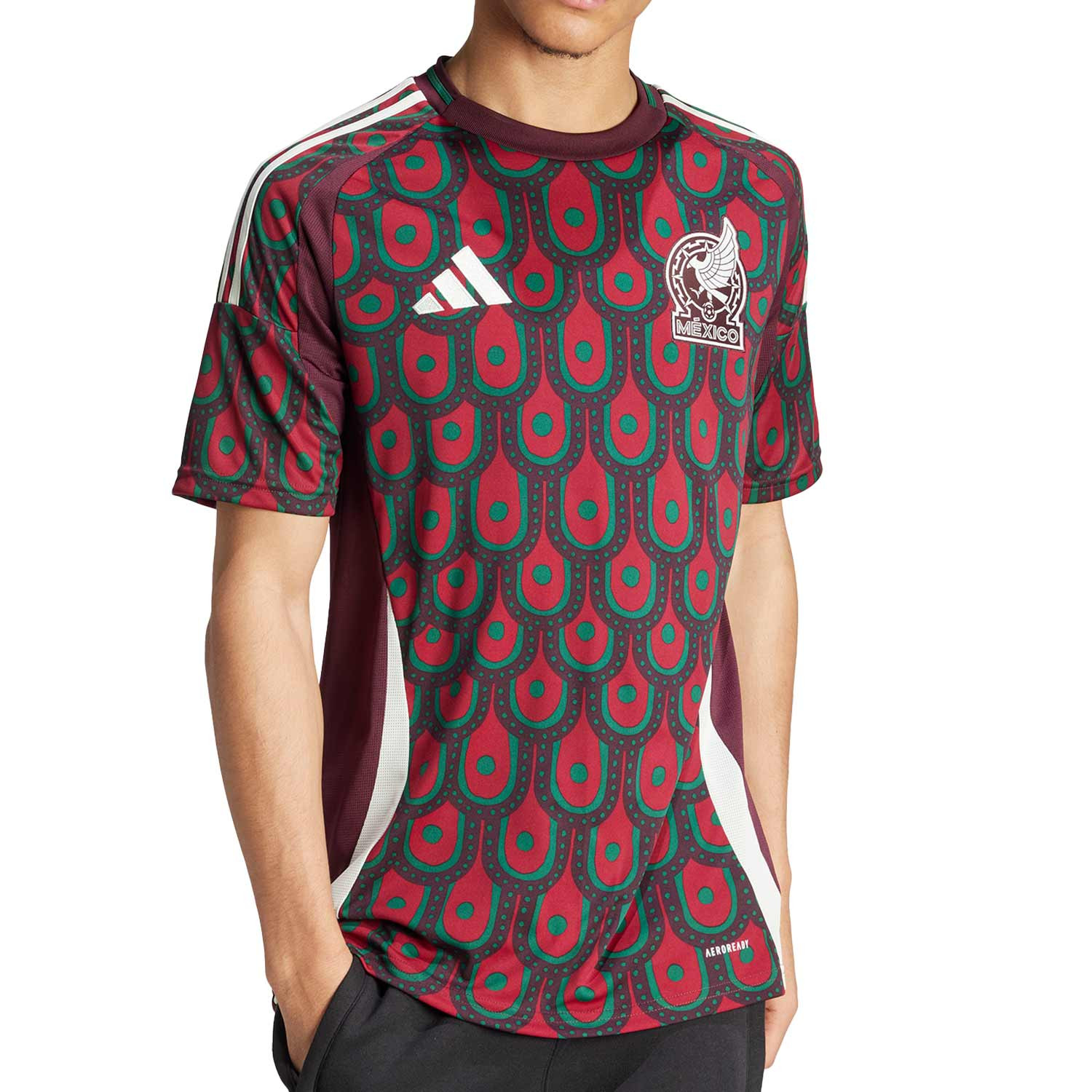 Camiseta adidas Mexico 2024 marron