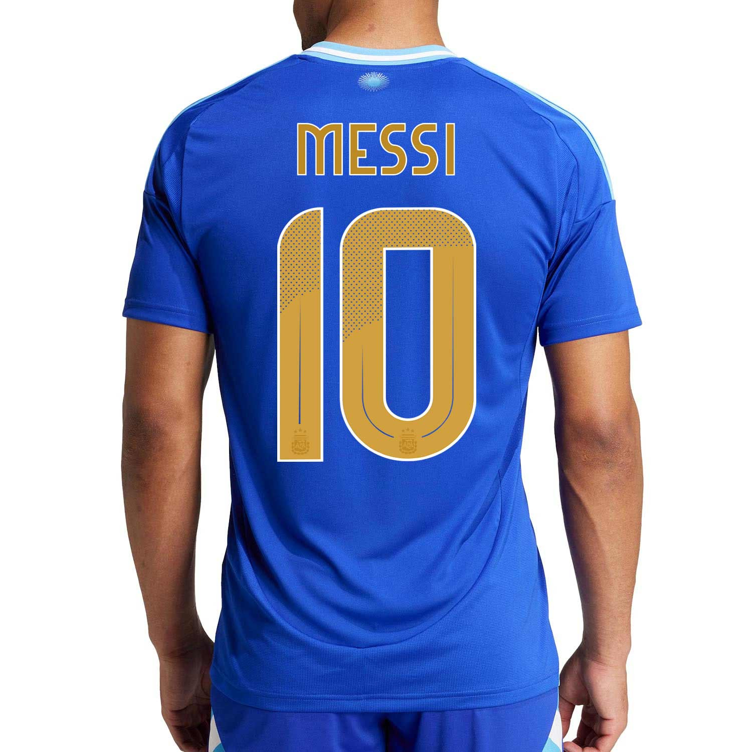 Camiseta adidas 2a Argentina Messi 2024 azul marino