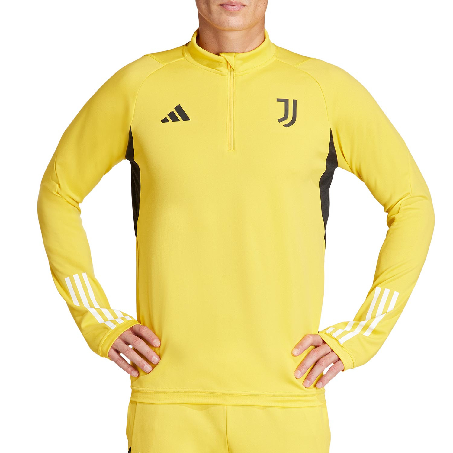 Sudadera adidas Juventus entrenamiento amarilla