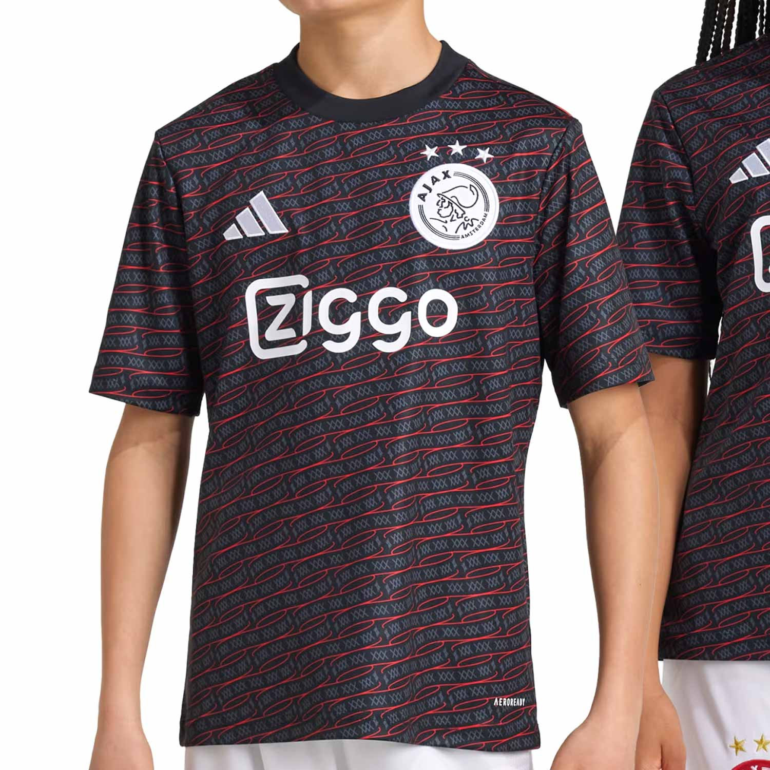 Camiseta adidas Ajax nino pre match