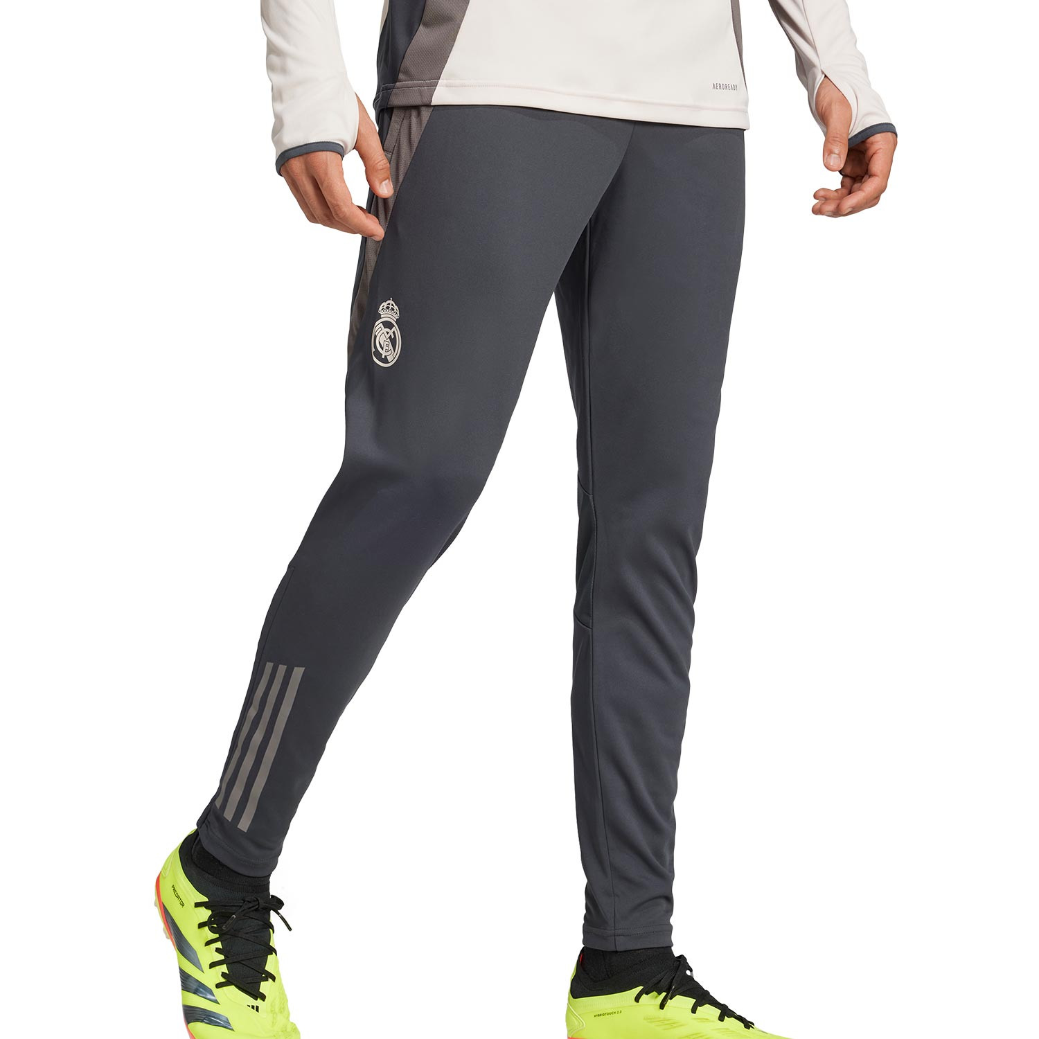 Pantalon adidas Real Madrid entrenamiento UCL gris