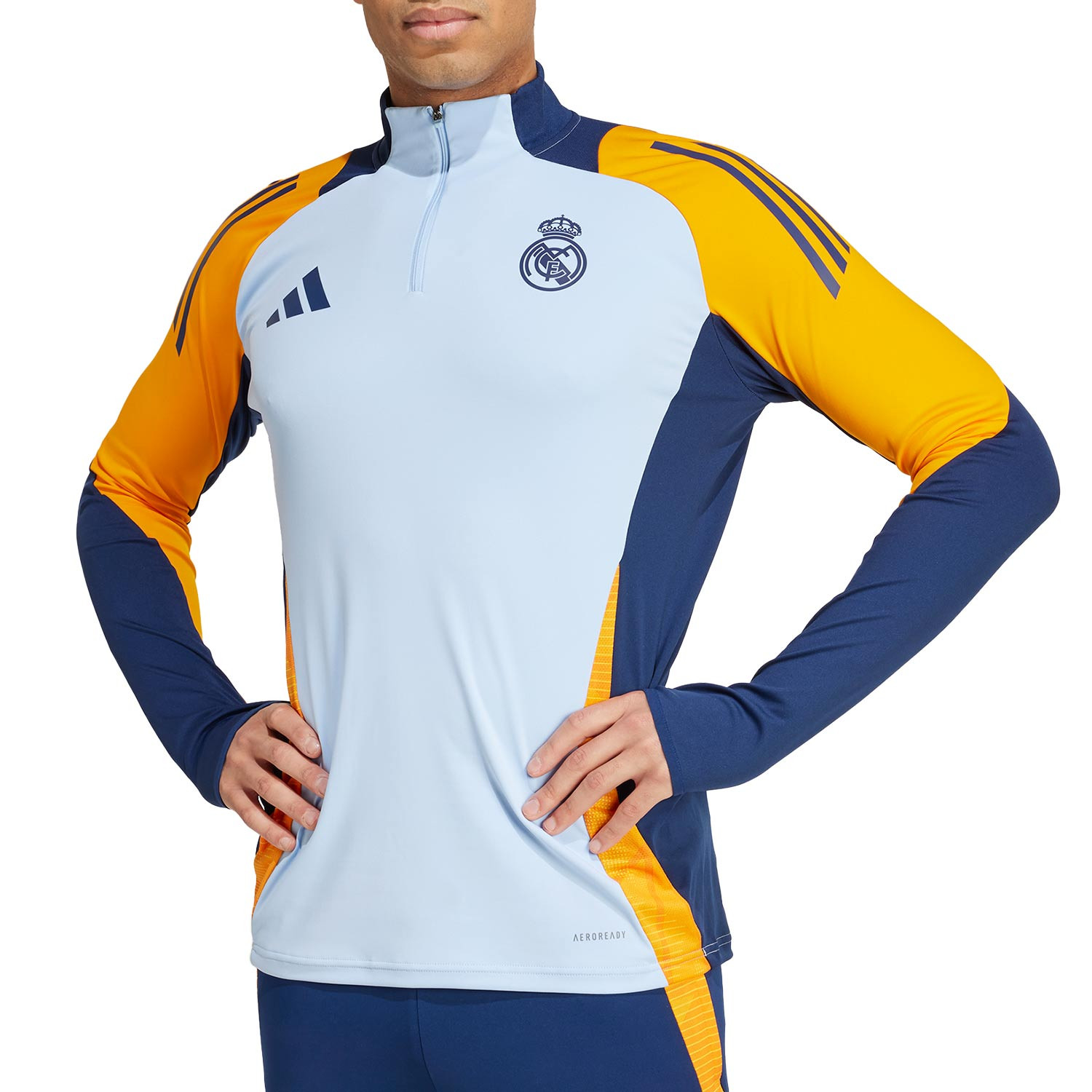 Sudadera real madrid azul clearance