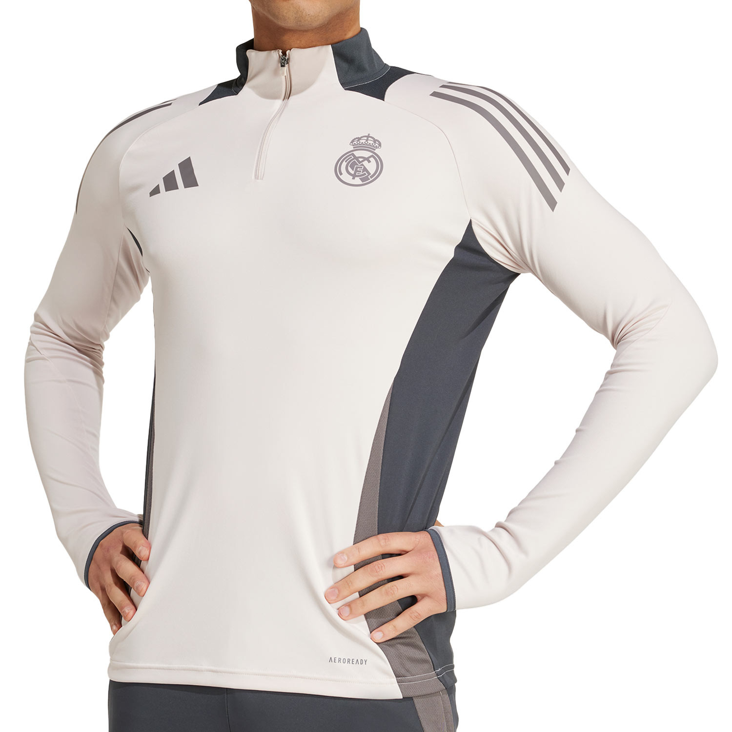 Sudadera adidas Real Madrid entrenamiento UCL melocoton
