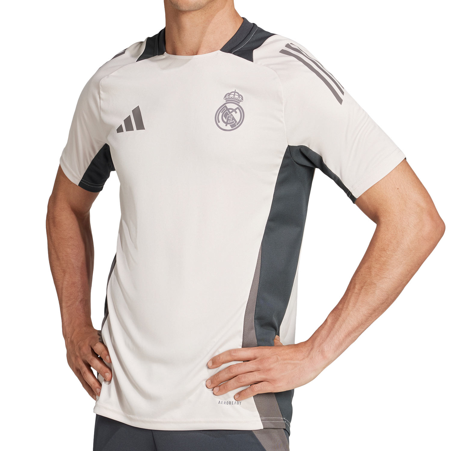 Camiseta adidas Real Madrid entrenamiento UCL melocoton