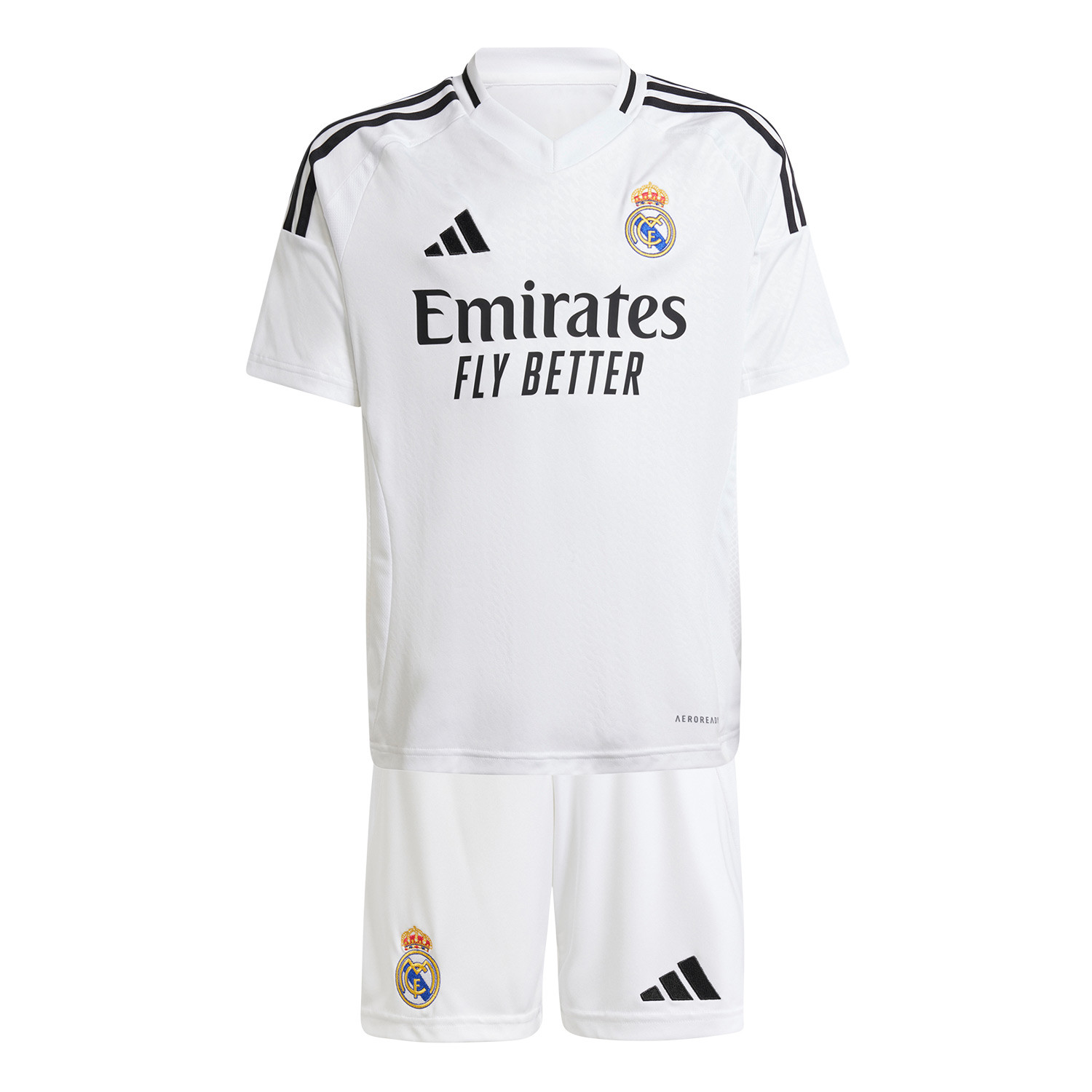 Equipacion adidas Real Madrid nino pequeno 2024 2025 blanca