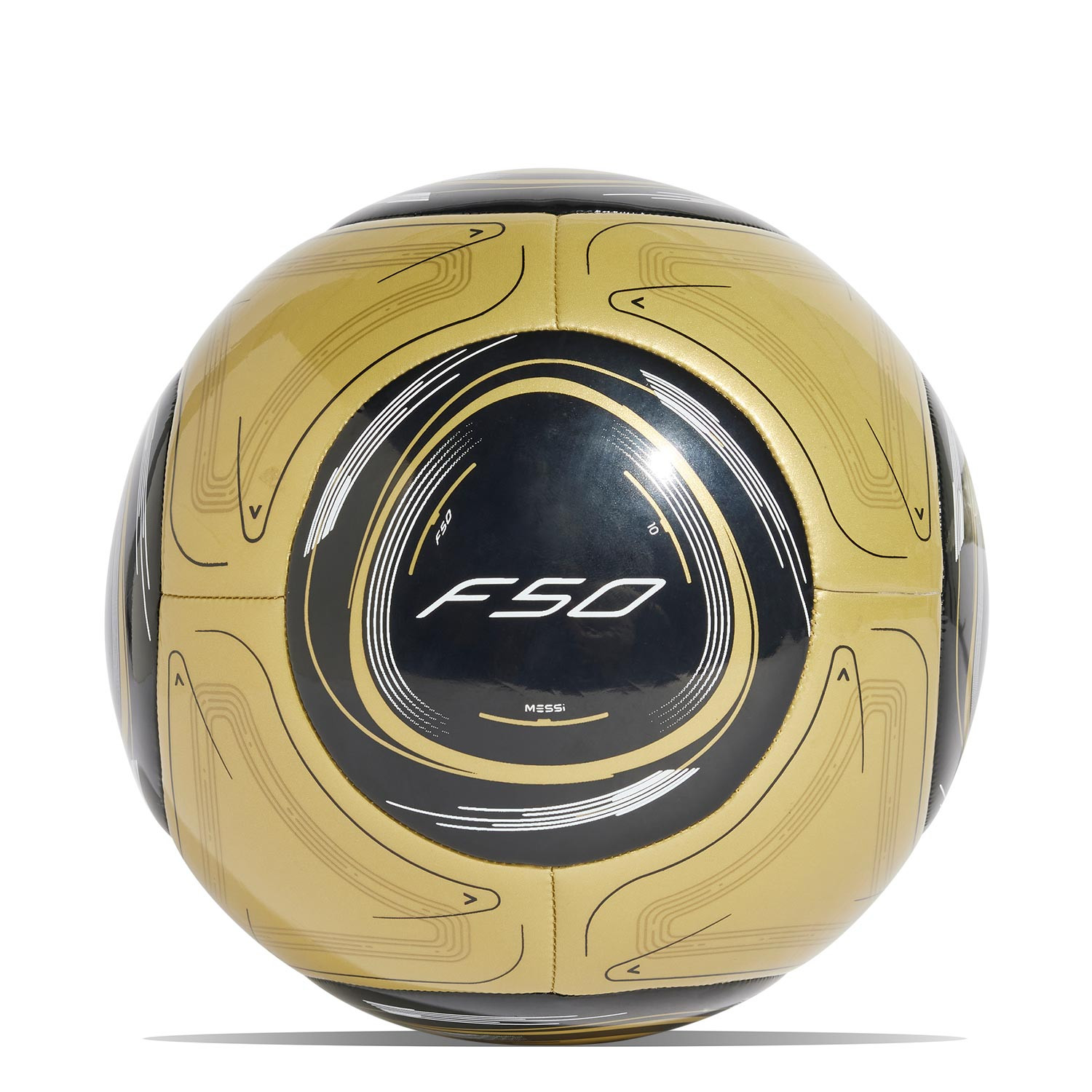 Balon adidas Messi Club talla 4 dorado