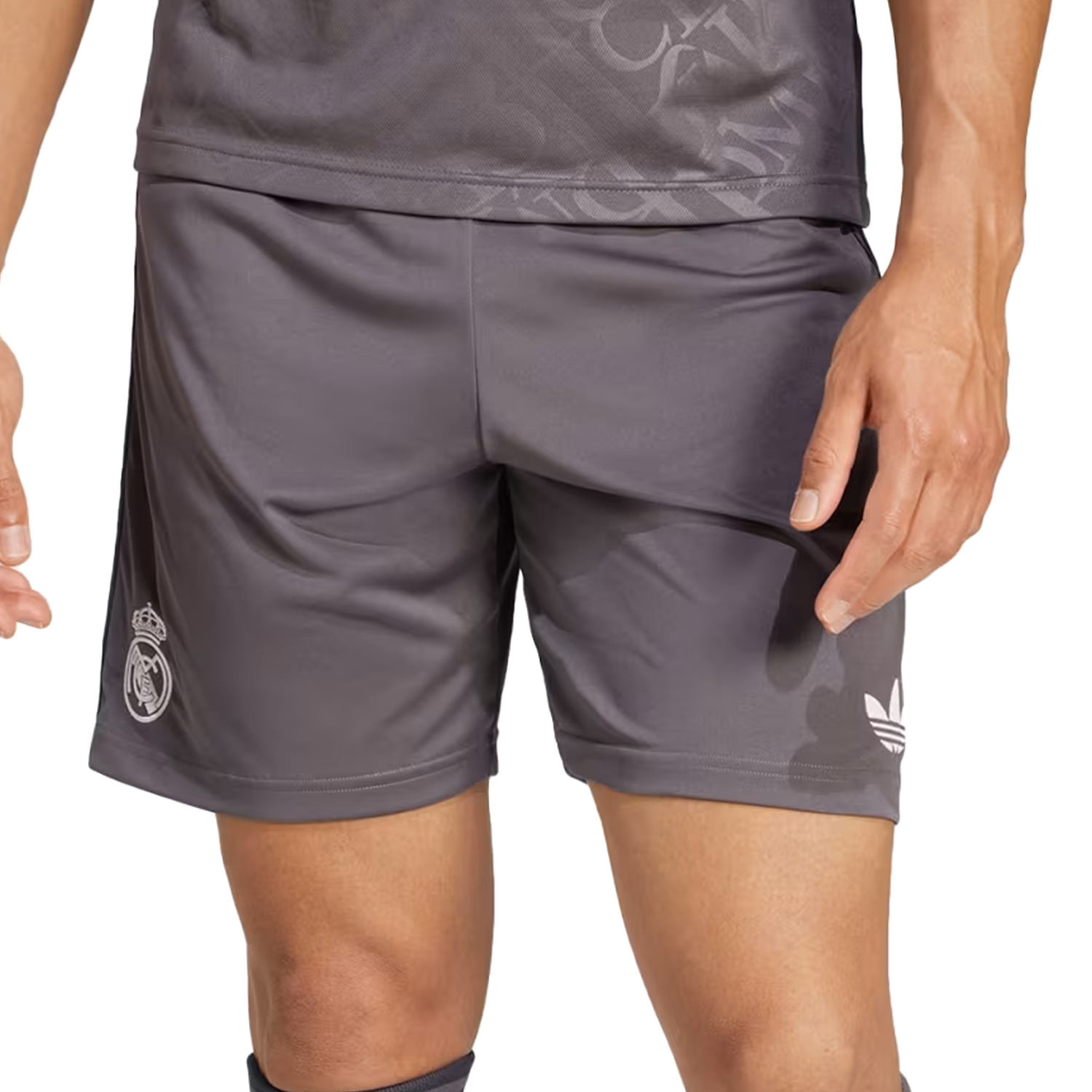 Pantalon corto adidas gris online