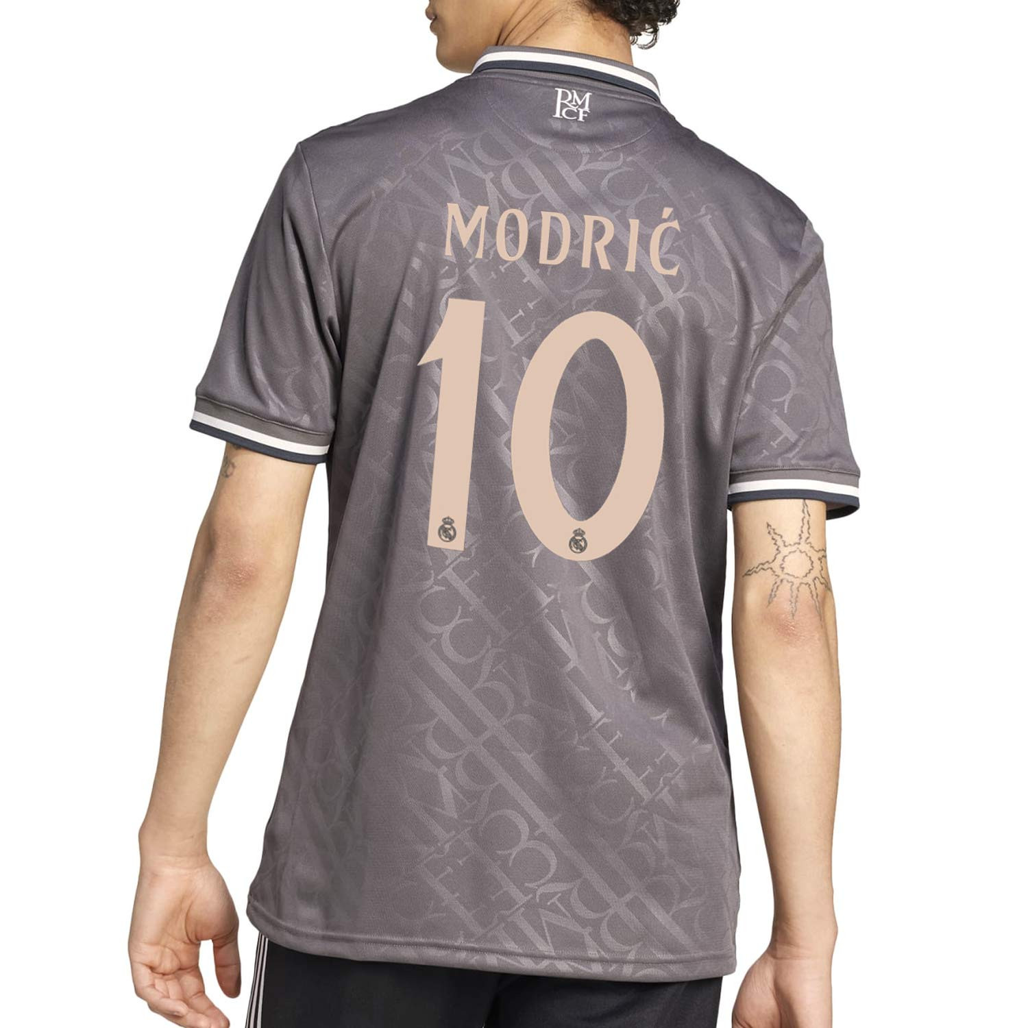 Camiseta tercera adidas 3a Real Madrid Modric 2024 2025 gris