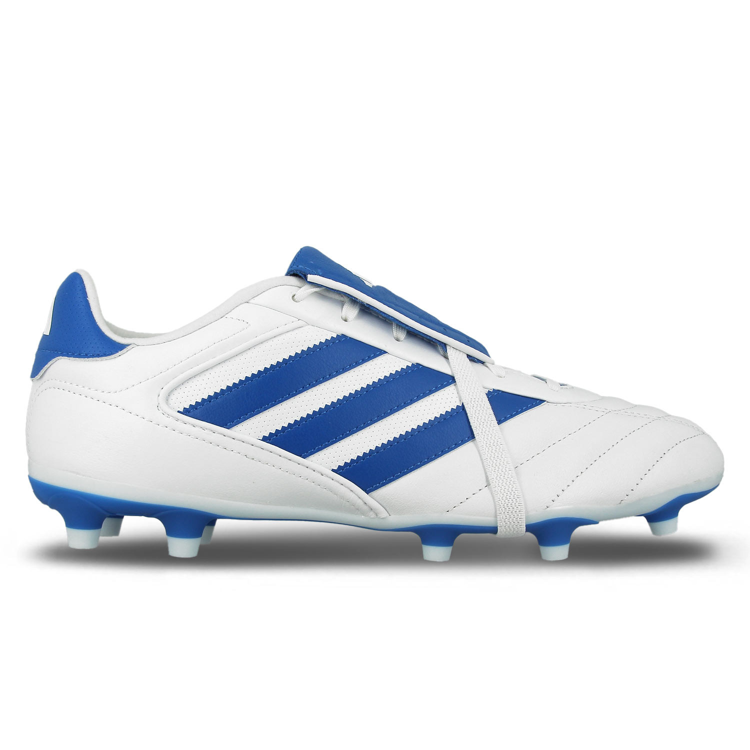 Botas de futbol de piel con lengueta adidas Copa Gloro 2 FG blancas
