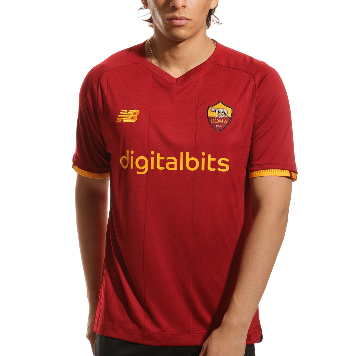 defensa pedir disculpas pompa Camiseta New Balance AS Roma 2021 2022 granate | futbolmania