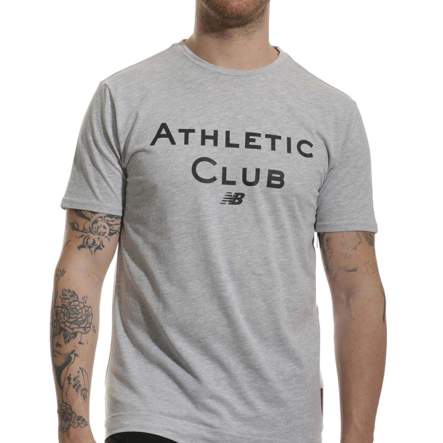 sobrina llamada Antídoto Camiseta New Balance Athletic Club Graphic Travel gris | futbolmania