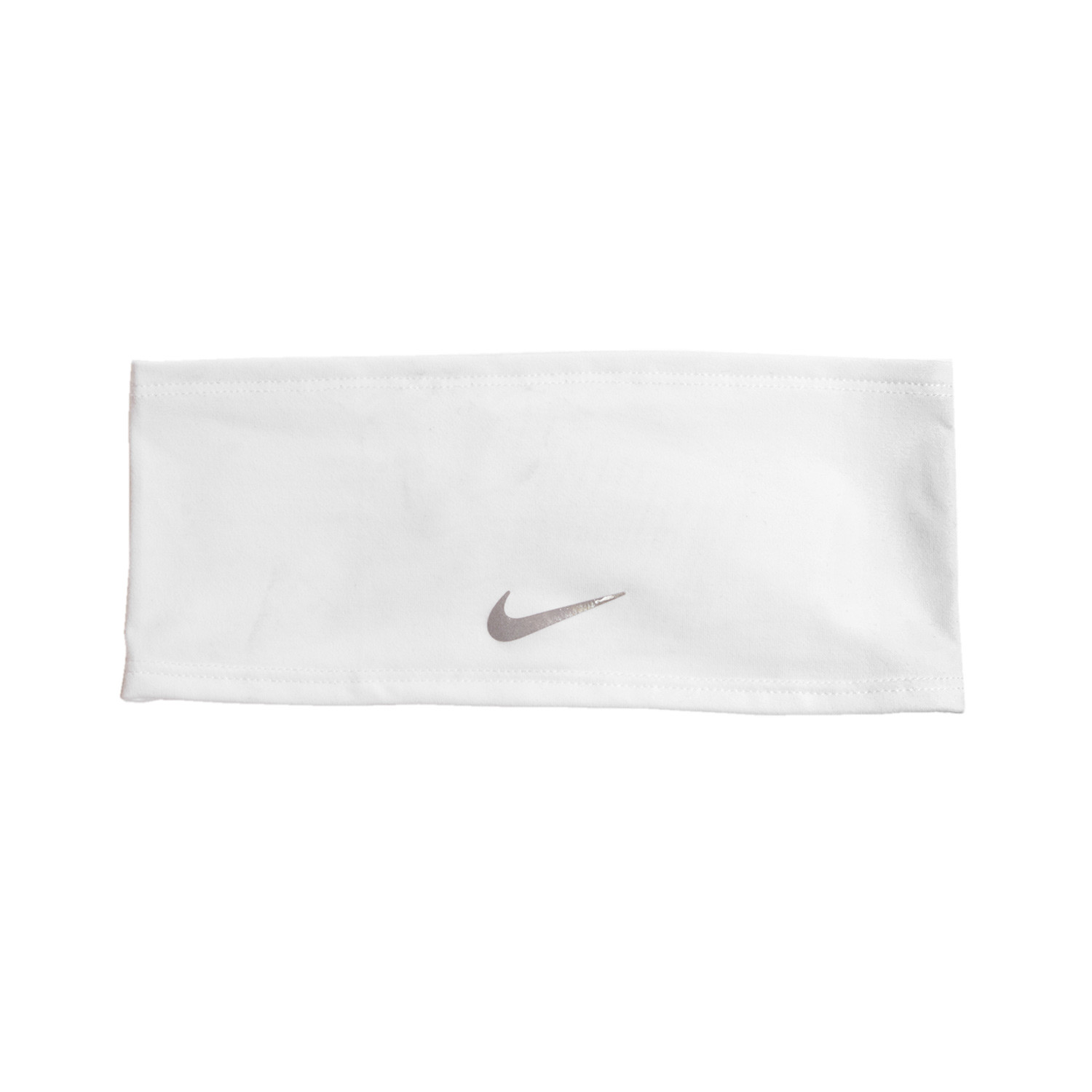 juego repetir habilidad Cinta de pelo elástica Nike Dri-Fit Swoosh 2.0 blanca | futbolmania