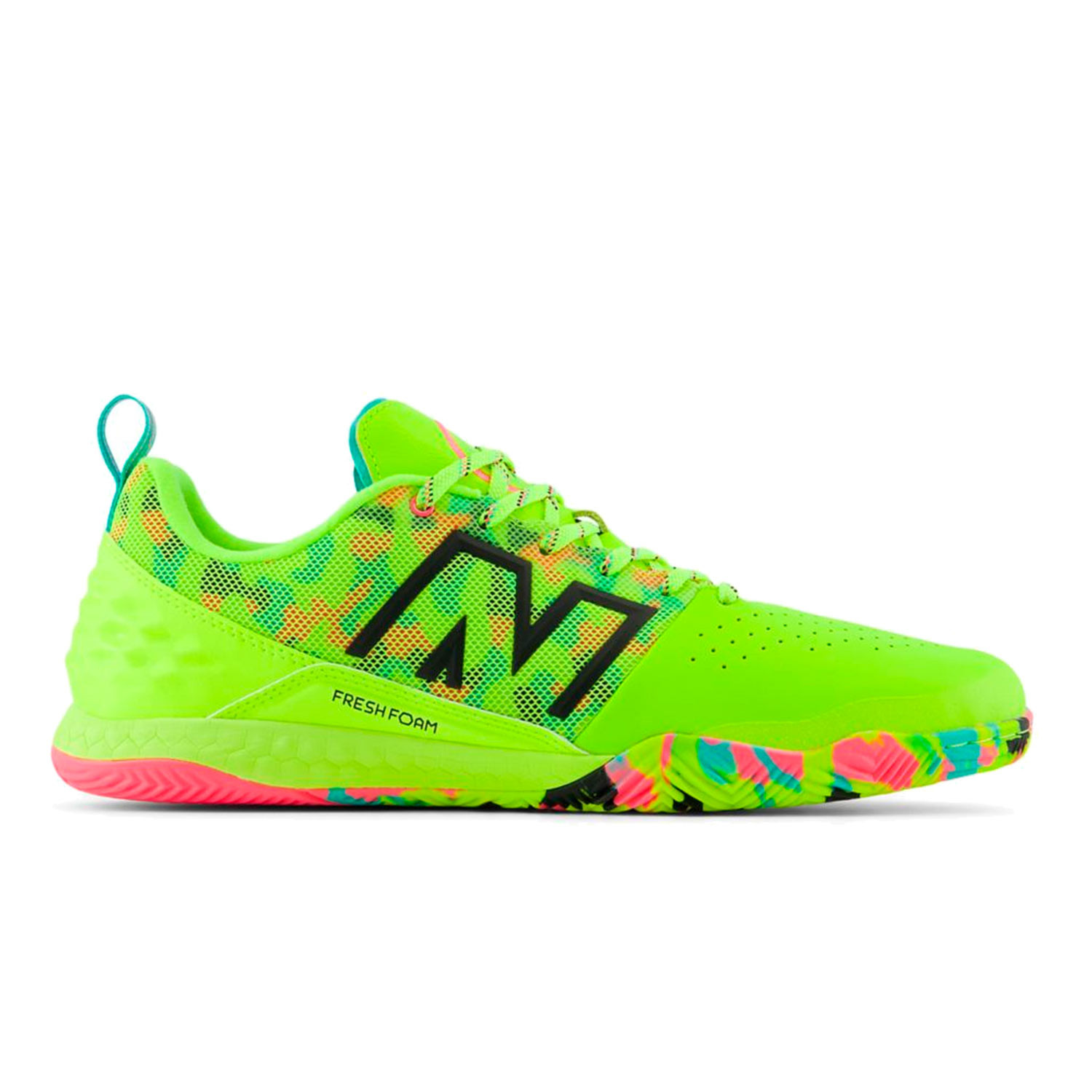 Zapatillas futbol sala New Balance Audazo v6 Pro IN verde fluor