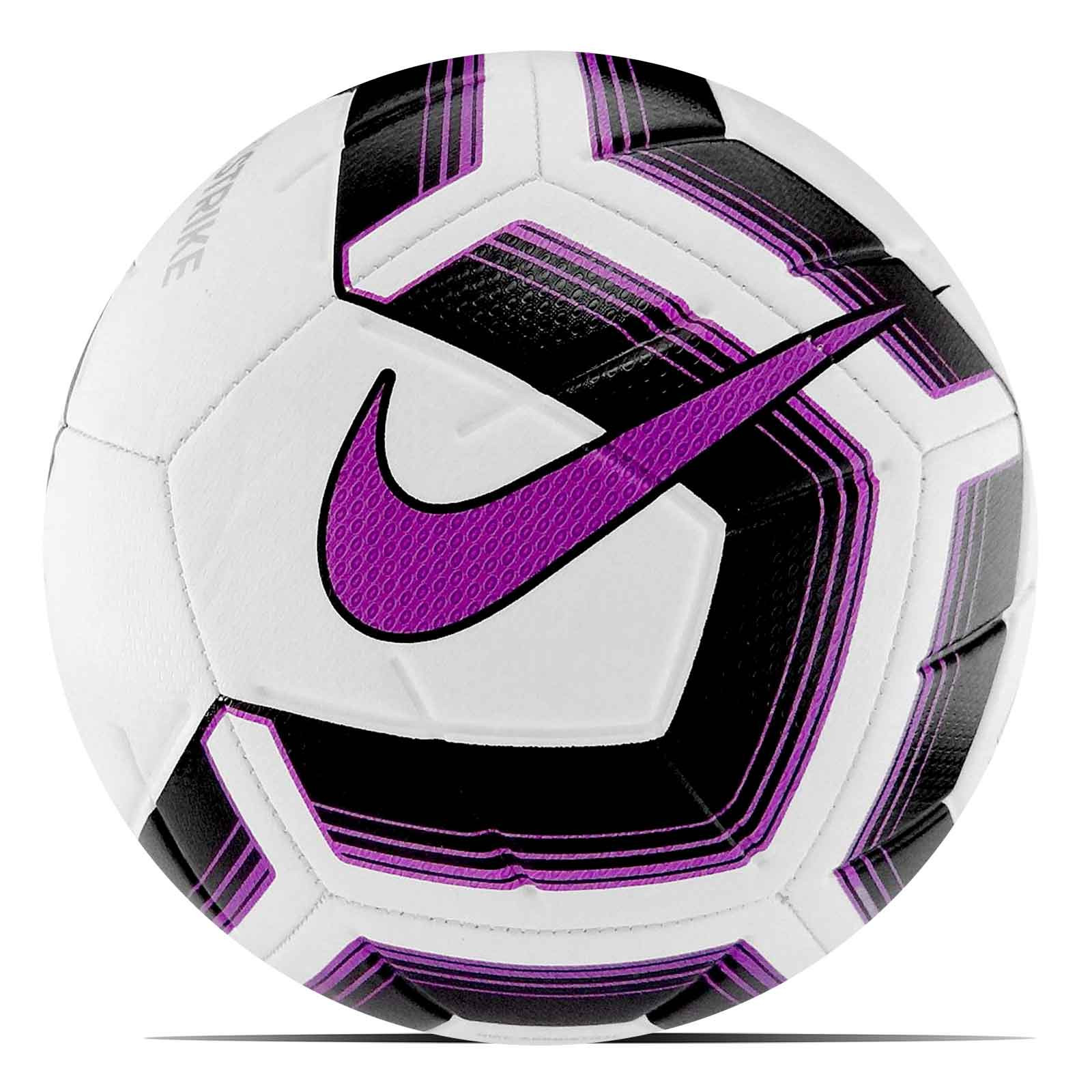 madera Chaqueta Iluminar Balón Nike Strike Team talla 5 blanco morado | futbolmania